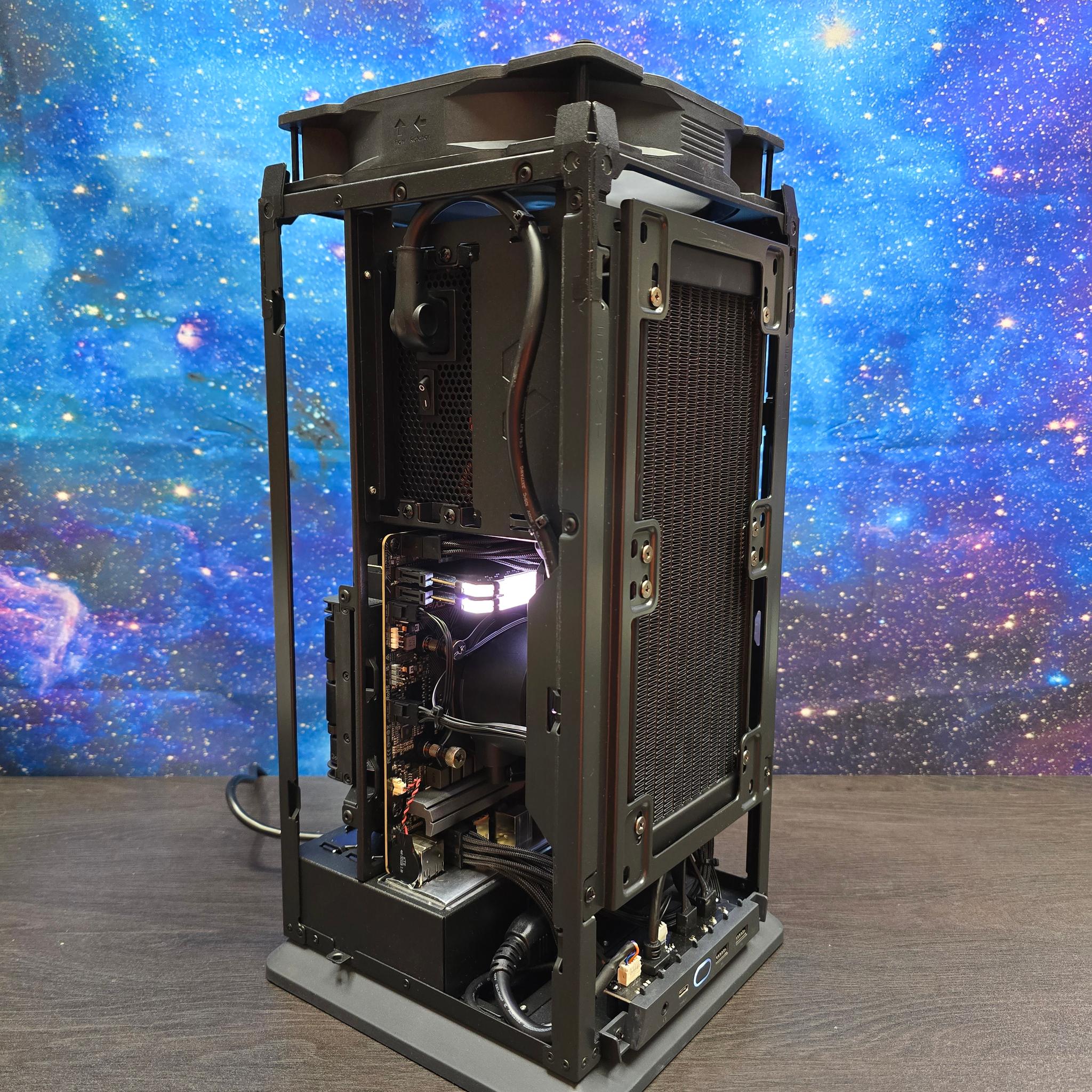 ⚫🚀 CUSTOM SFF PC | RTX 5060 | RYZEN 5 5500 | B550 ITX | 16GB RAM | 1TB NVME SSD | 750W PSU | 🚀⚫