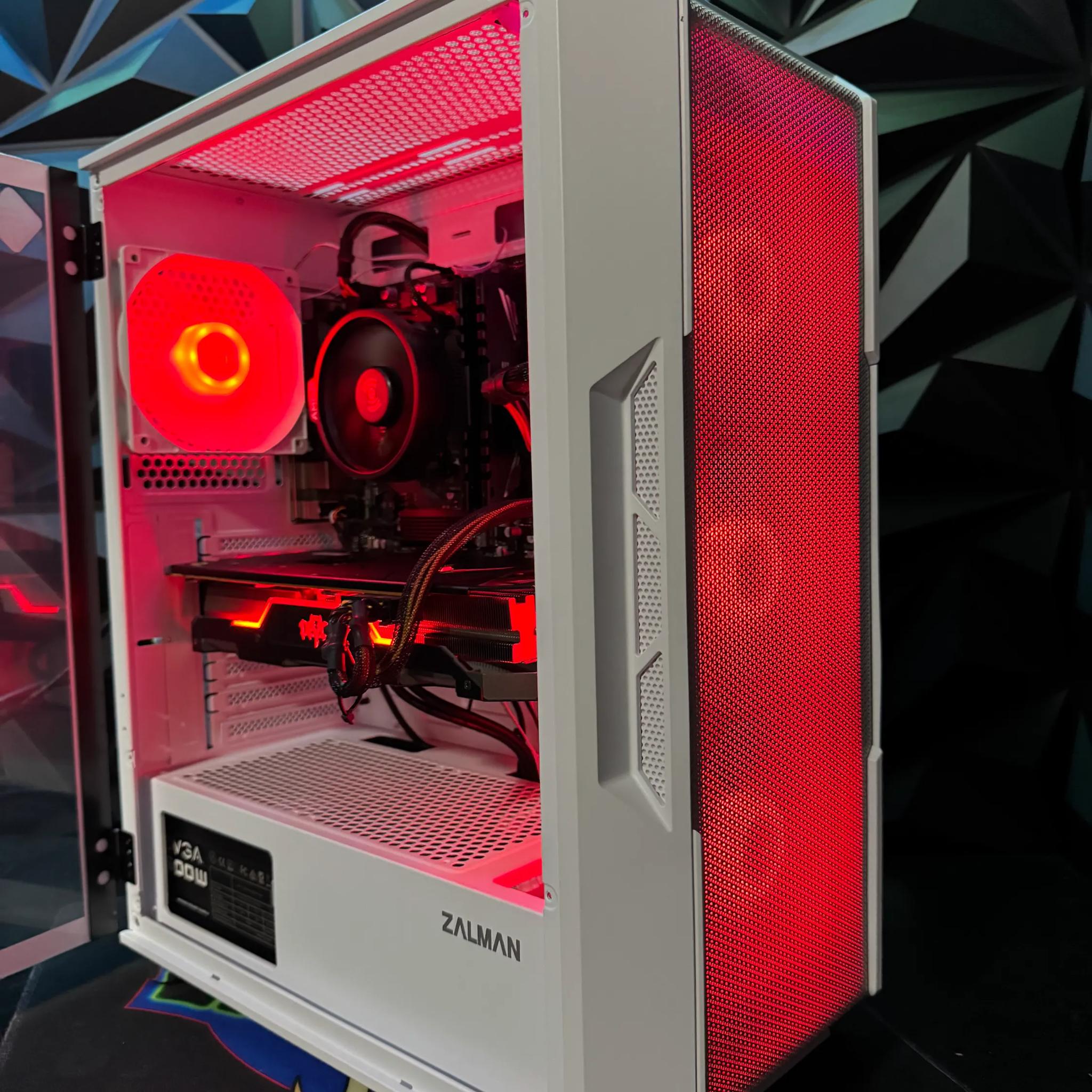 🔥🖥 Mid Daddy White🔥🖥 Ryzen 5 5500|| RX 5700XT| 16 GB DDR4| 1 TB NVMe