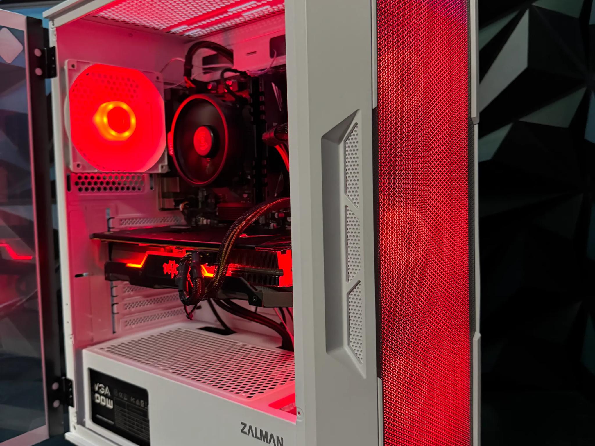 🔥🖥 Mid Daddy White🔥🖥 Ryzen 5 5500|| RX 5700XT| 16 GB DDR4| 1 TB NVMe
