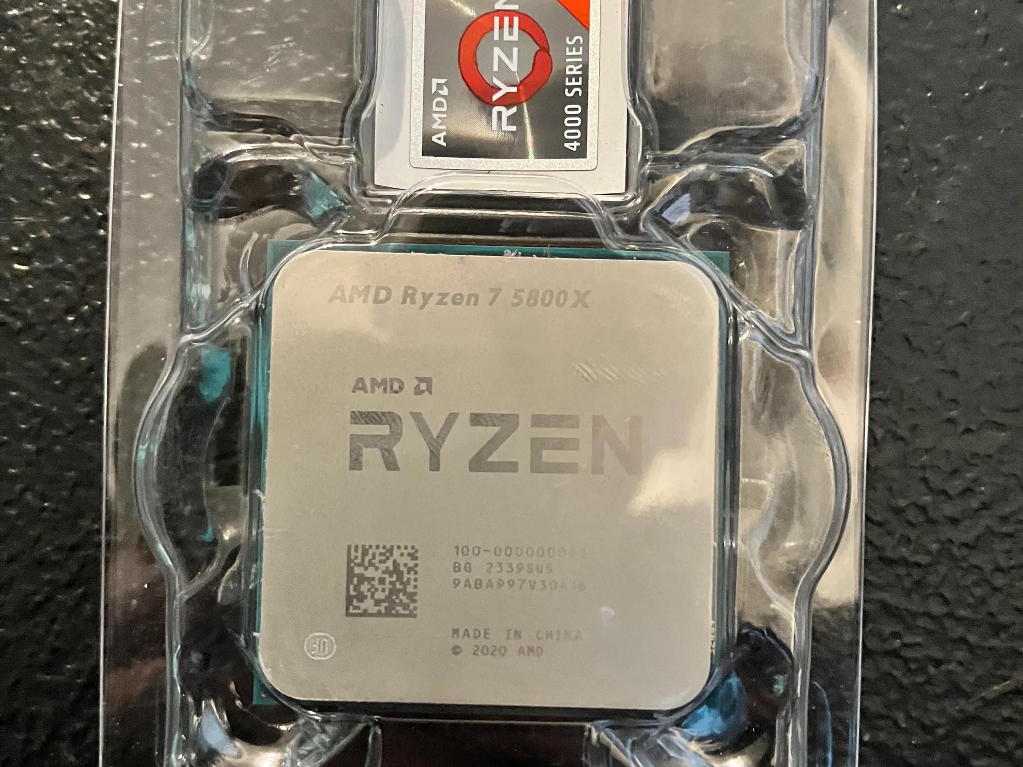 AMD Ryzen 7 5800x 8 Core 16 Thread Processor