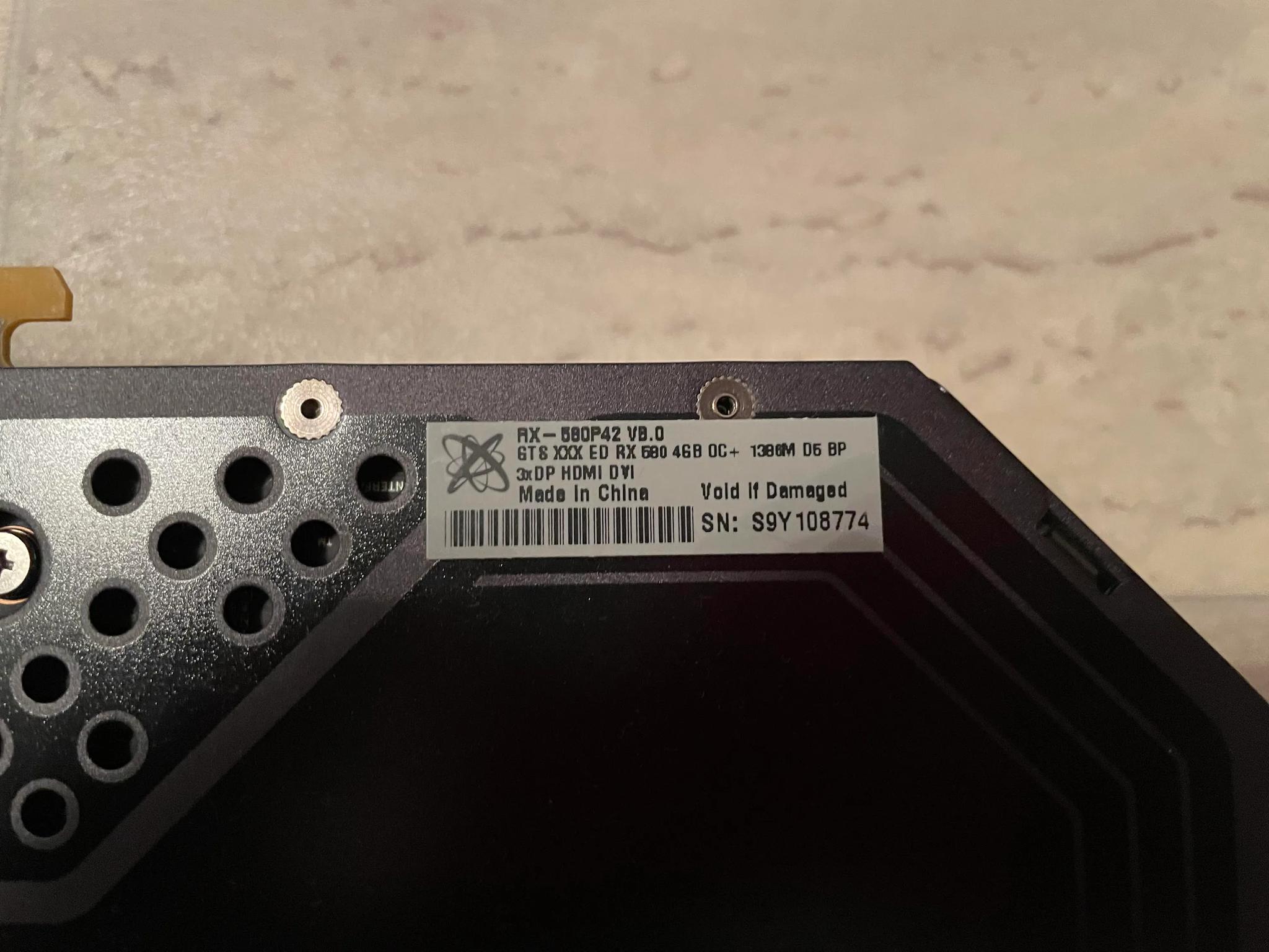 XFX RX 580 4GB