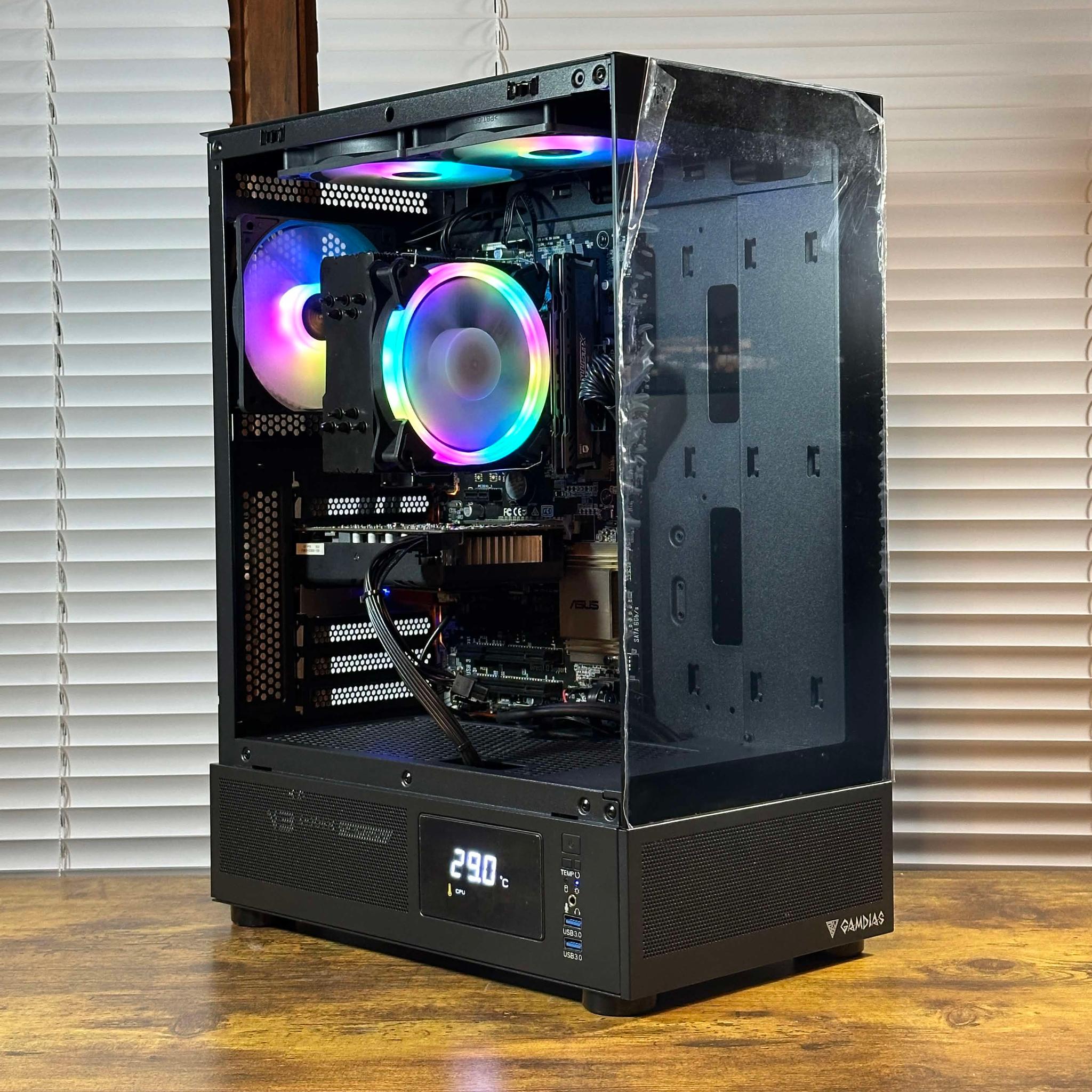 GTX 1660Ti 6GB | Intel i7 7700 | 16GB DDR4 |500GB SSD | Win11 | WIFI | 1080P Gaming PC