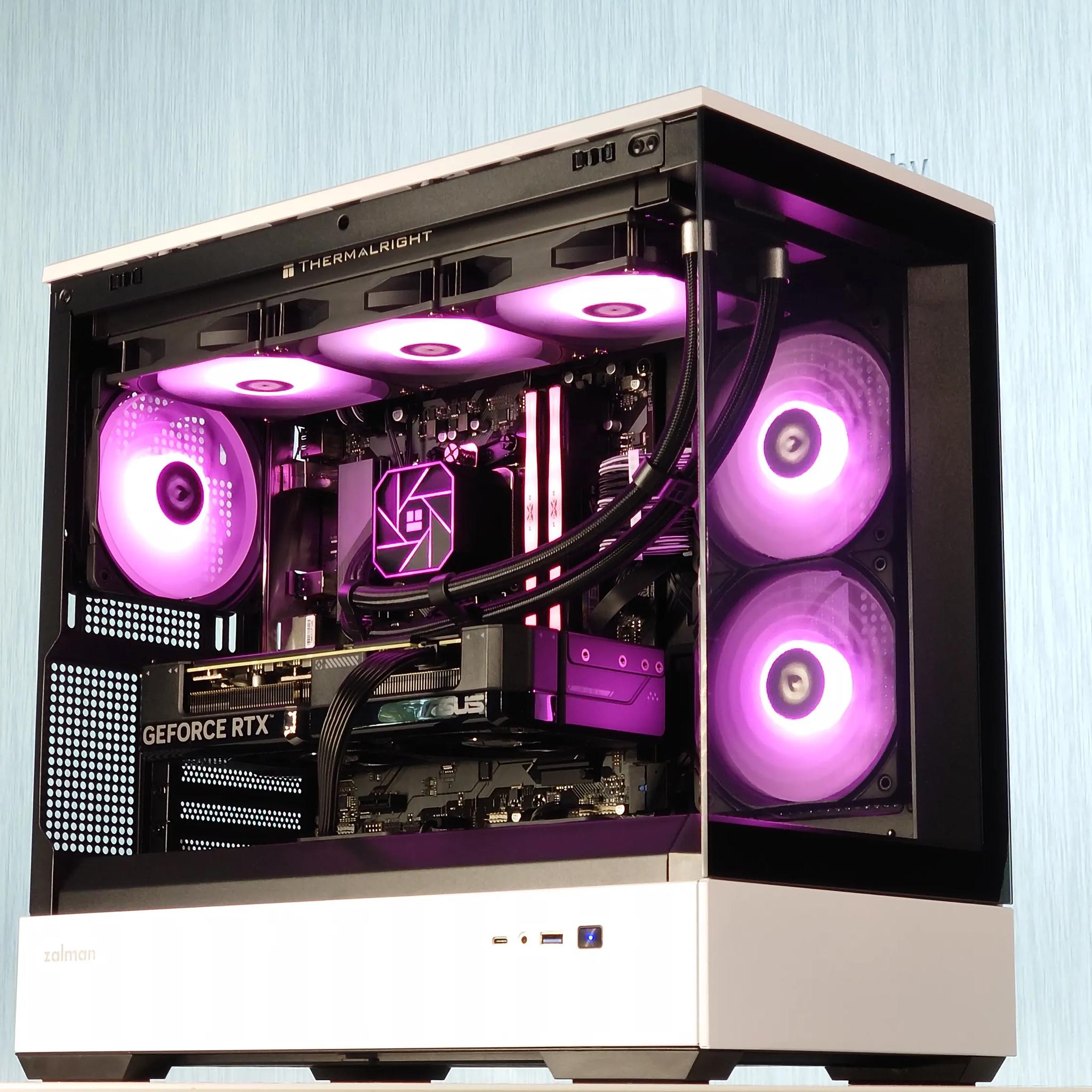 🌚🌌1440P-4K Gaming PC🔘Nvidia RTX 4070 Super 12GB🔘AMD Ryzen 7 8700F🔘32GB DDR5🔘1TB SSD