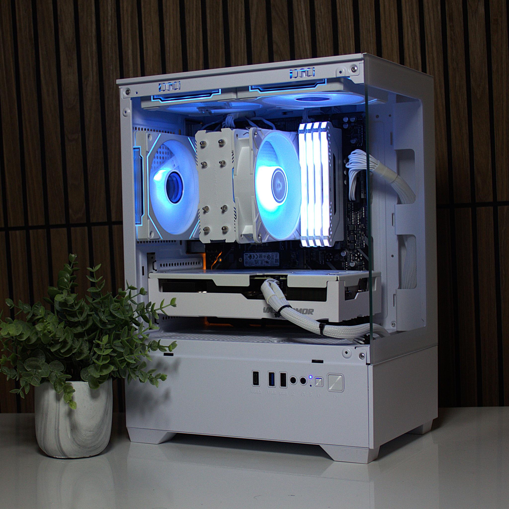 ❄️All WHITE Gaming PC ❄️| Ryzen 5 5600X3D | RX 9060XT 16GB💻| 32GB RAM | NVME | Windows 11