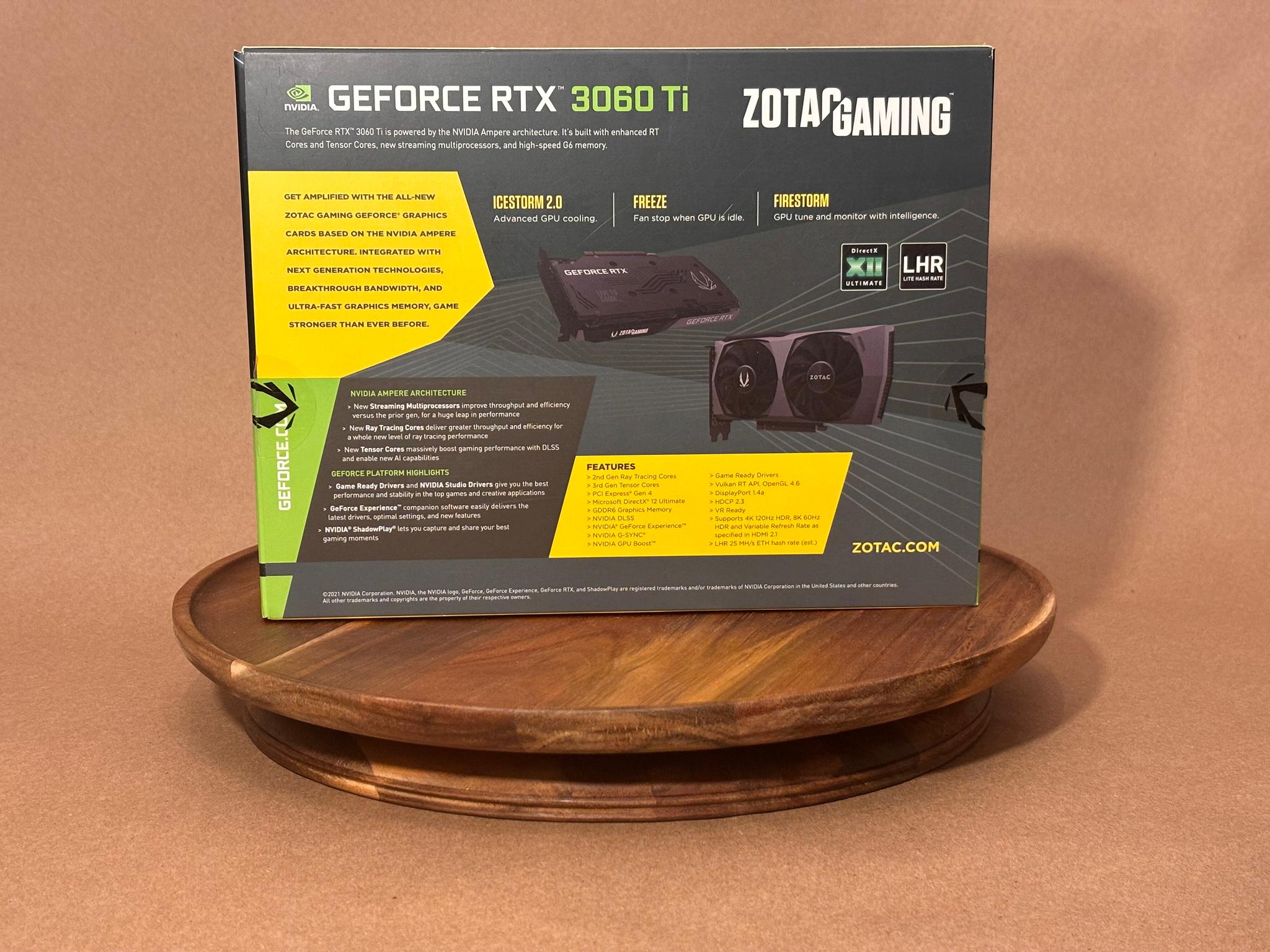 NVIDIA RTX 3060Ti Zotac Gaming