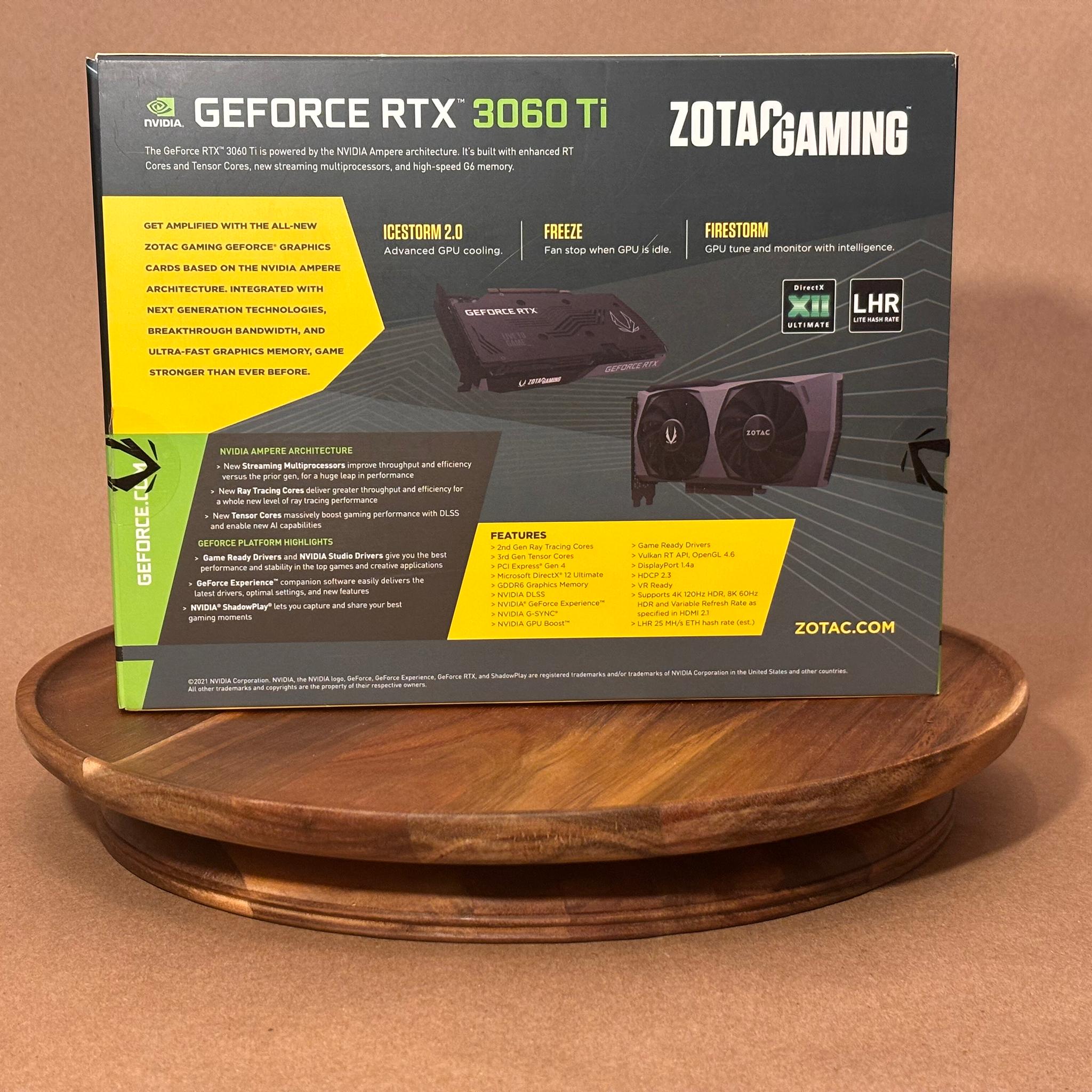 NVIDIA RTX 3060Ti Zotac Gaming