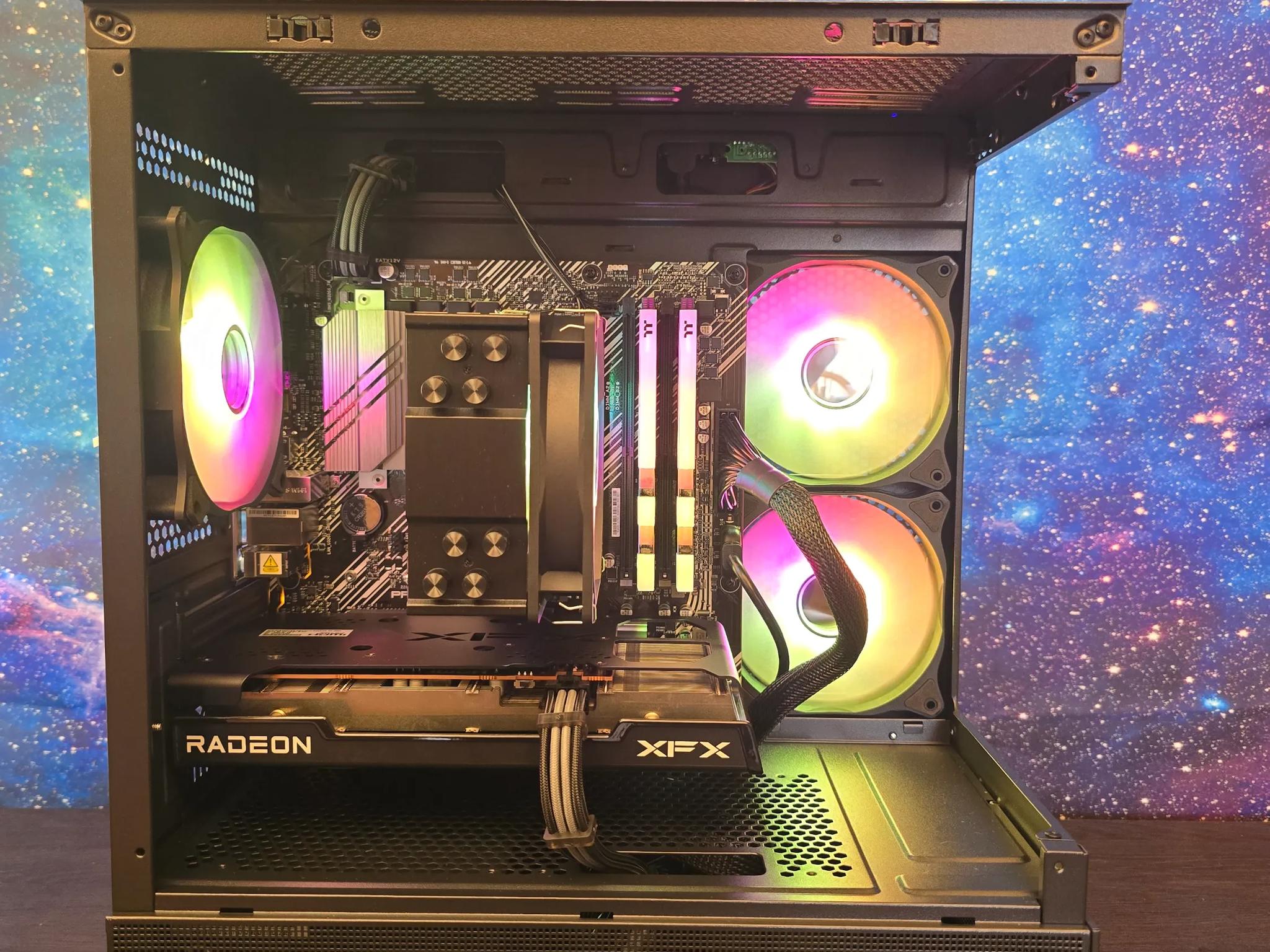 MID LEVEL 1080P PC | RX 6600 8GB | Ryzen 5 5500 | B550M | 16GB DDR4
