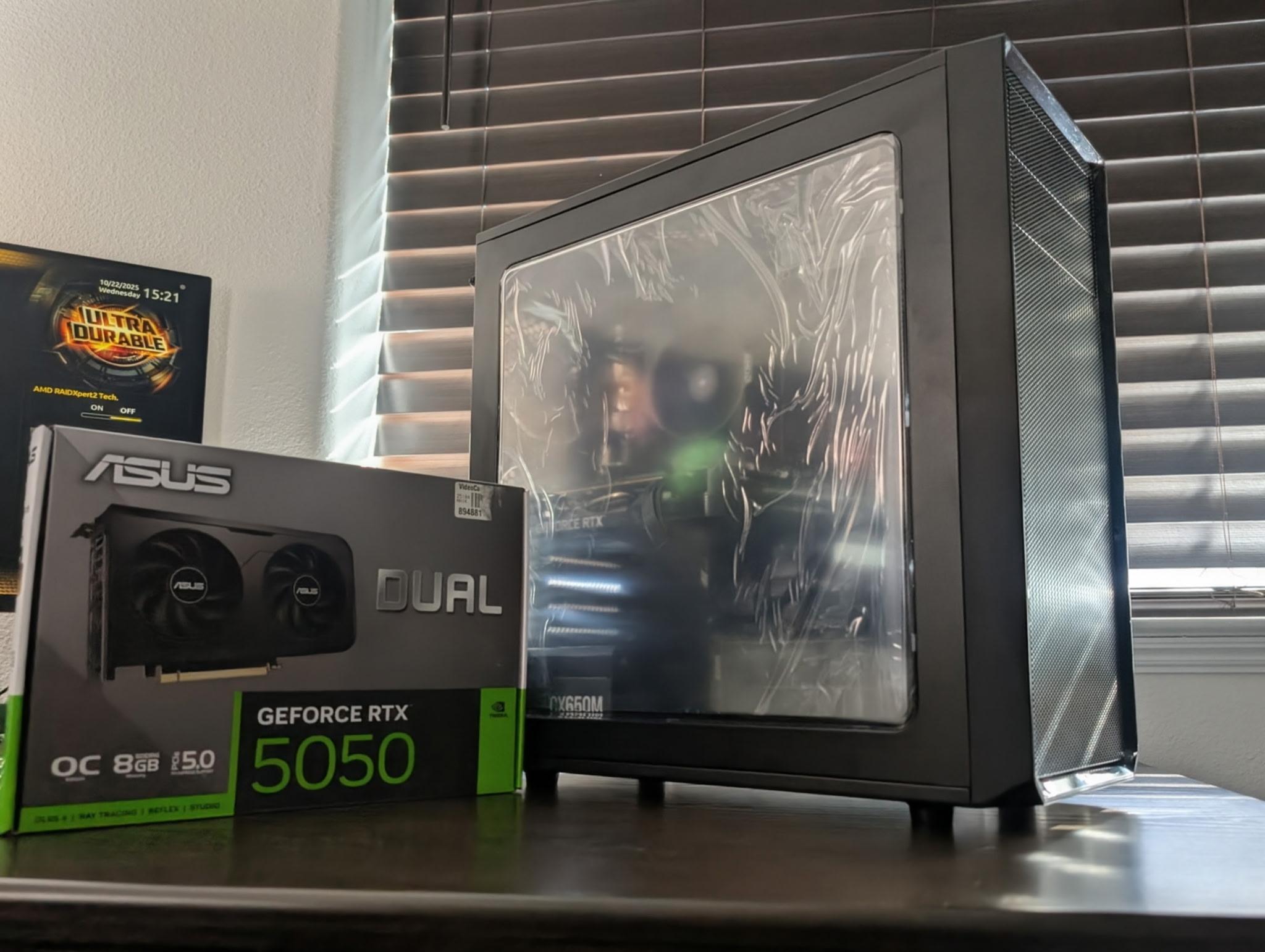 AMD Ryzen 5 5500 | RTX 5050 8GB | 16GB DDR4 | 1TB NVMe SSD | Custom Gaming PC | Windows 11 Home