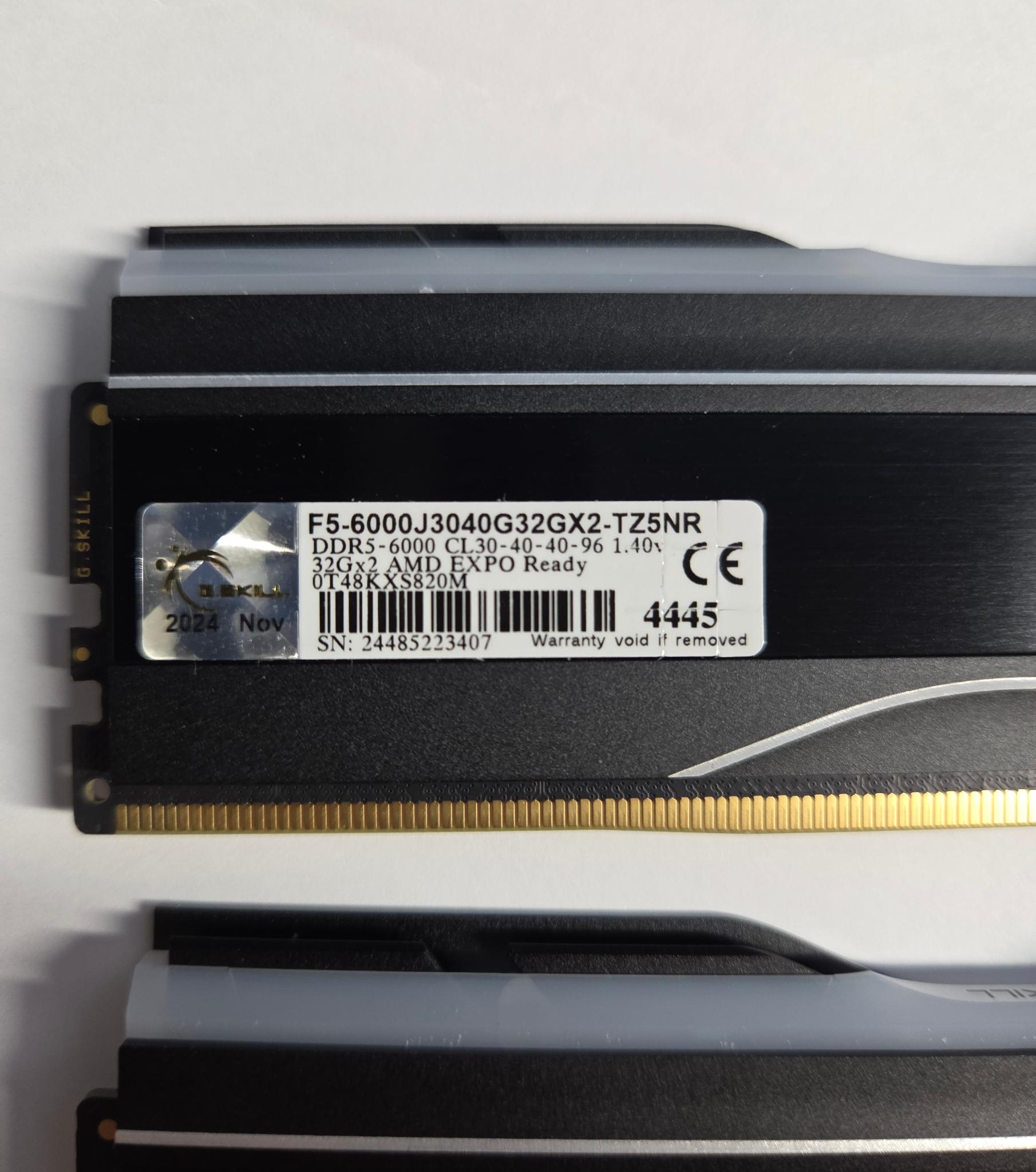G.Skill Trident Z5 Neo RGB 64GB DDR5-6000 (2x32GB) CL30