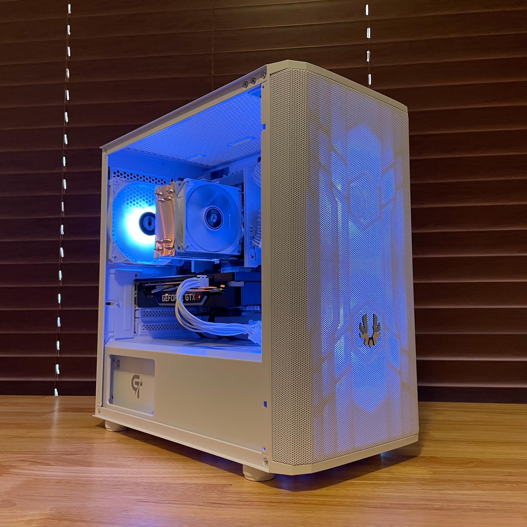 White Budget Gaming PC (Xeon E5-2630 V4 | GTX 1660 Super | 32GB RAM | 512GB SSD | Wifi)