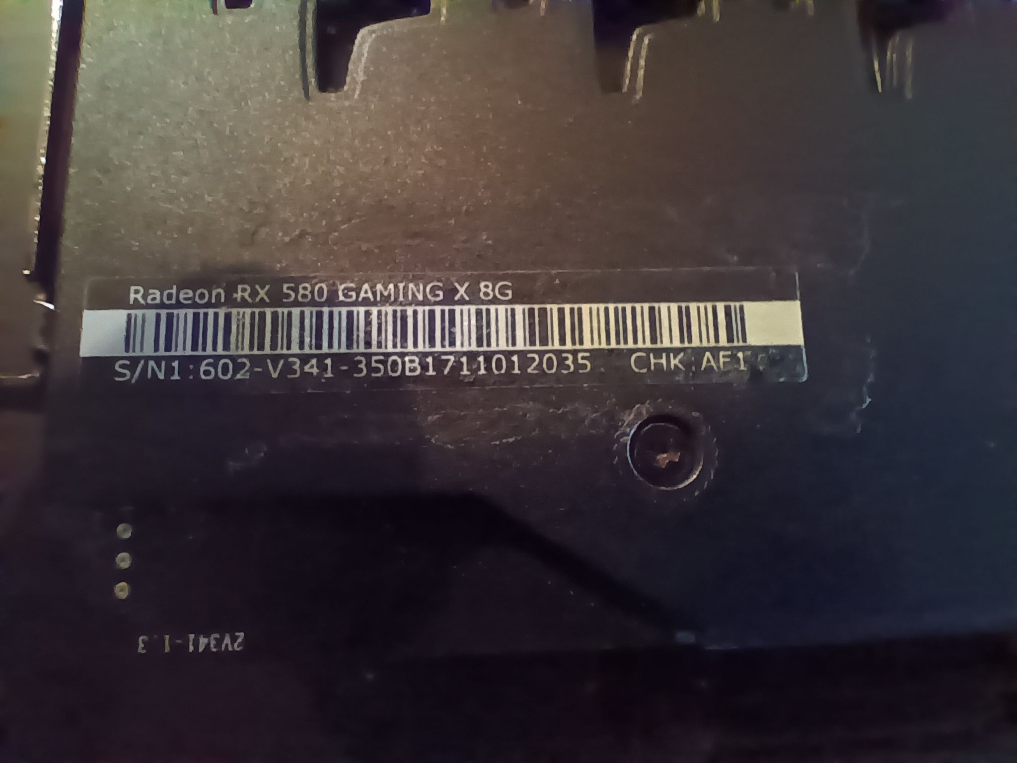 MSI Radeon RX 580 Gaming X 8GB