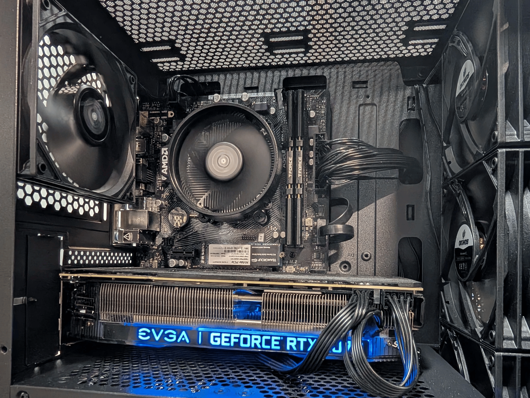 RGB-less 🪵Walnut🪵 Accented PC | Ryzen 5600G | RTX 2070 Super | 16GB DDR4 | 1.5TB Storage