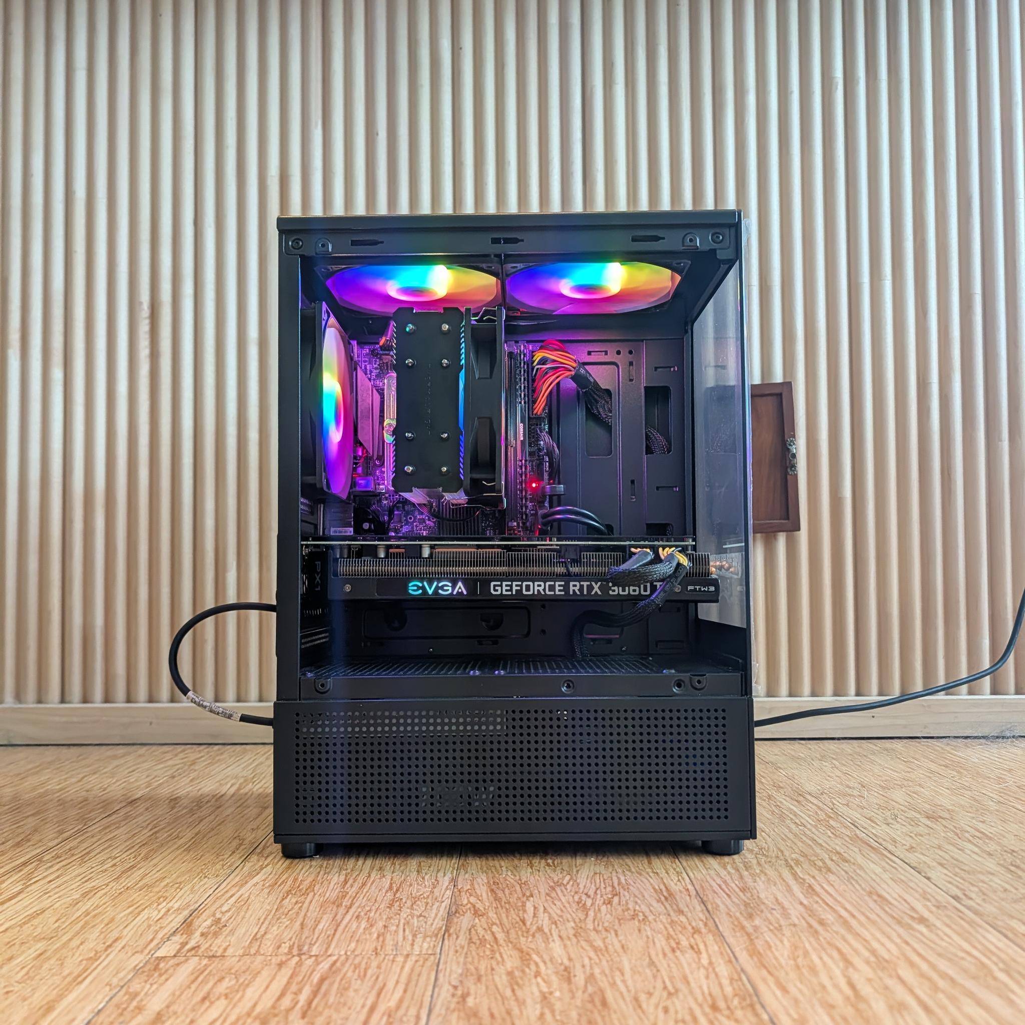 Custom RTX gaming PC | EVGA RTX 3060 TI | I7 8700K | 16GB DDR4 | 512GB NVME |