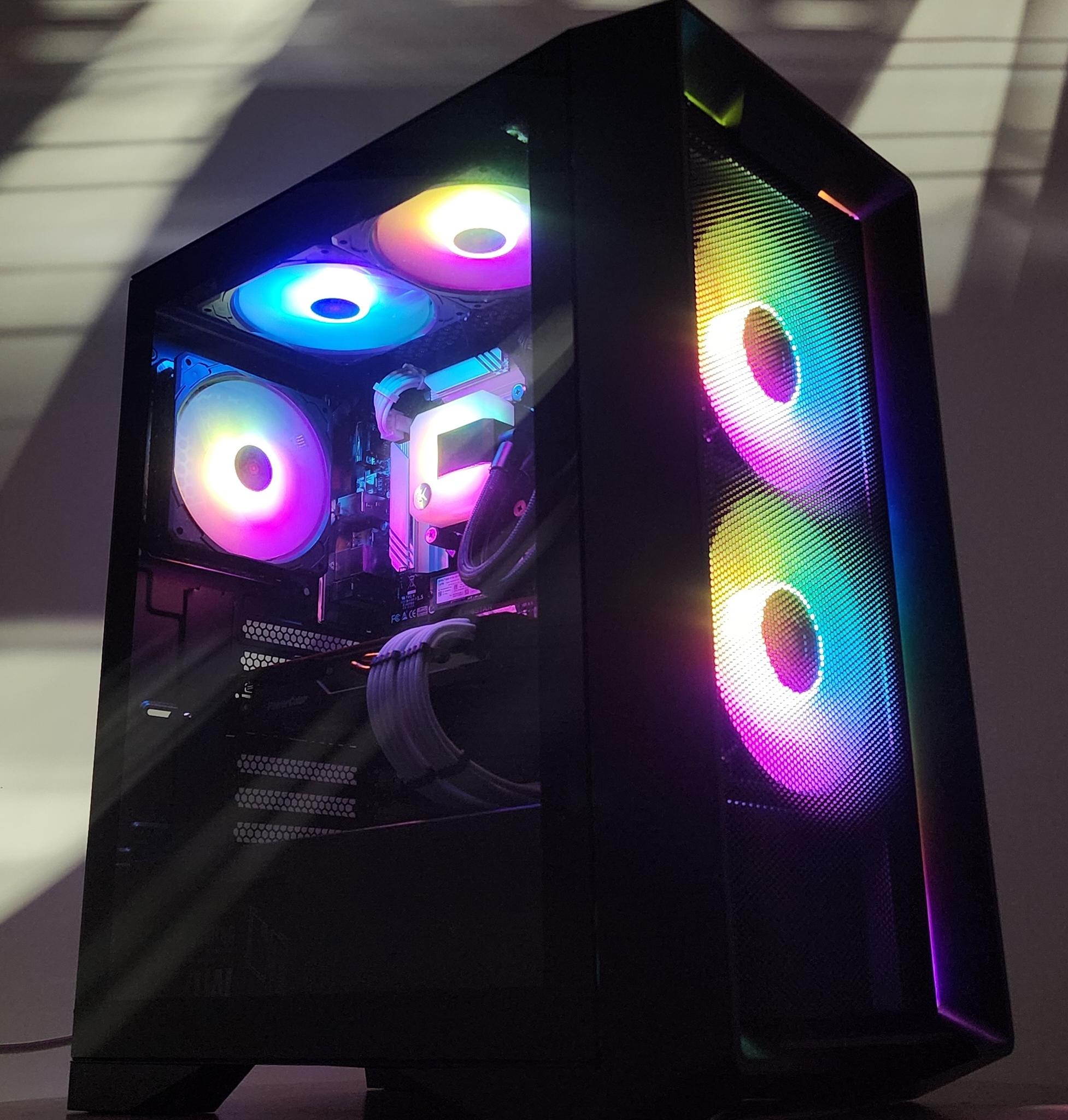 Gaming PC i7-11700KF 32GB RAM 1TB SSD RX 6700 10GB Windows 11 Computer