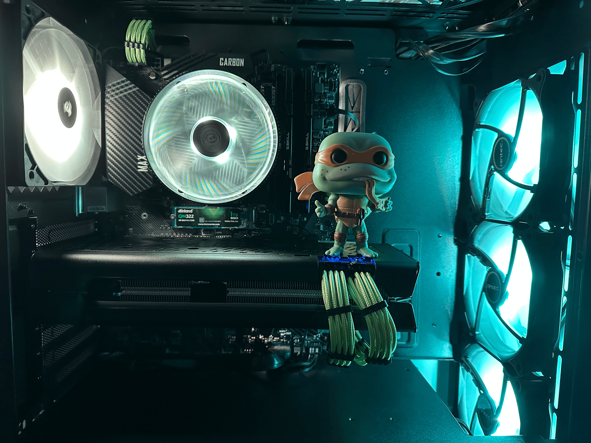 Michelangelo|| Gaming PC- Ryzen 1700 8Cores/16Threads-AMD RX 5700 8GB-16GB DDR4 RAM-1TB SSD NVME