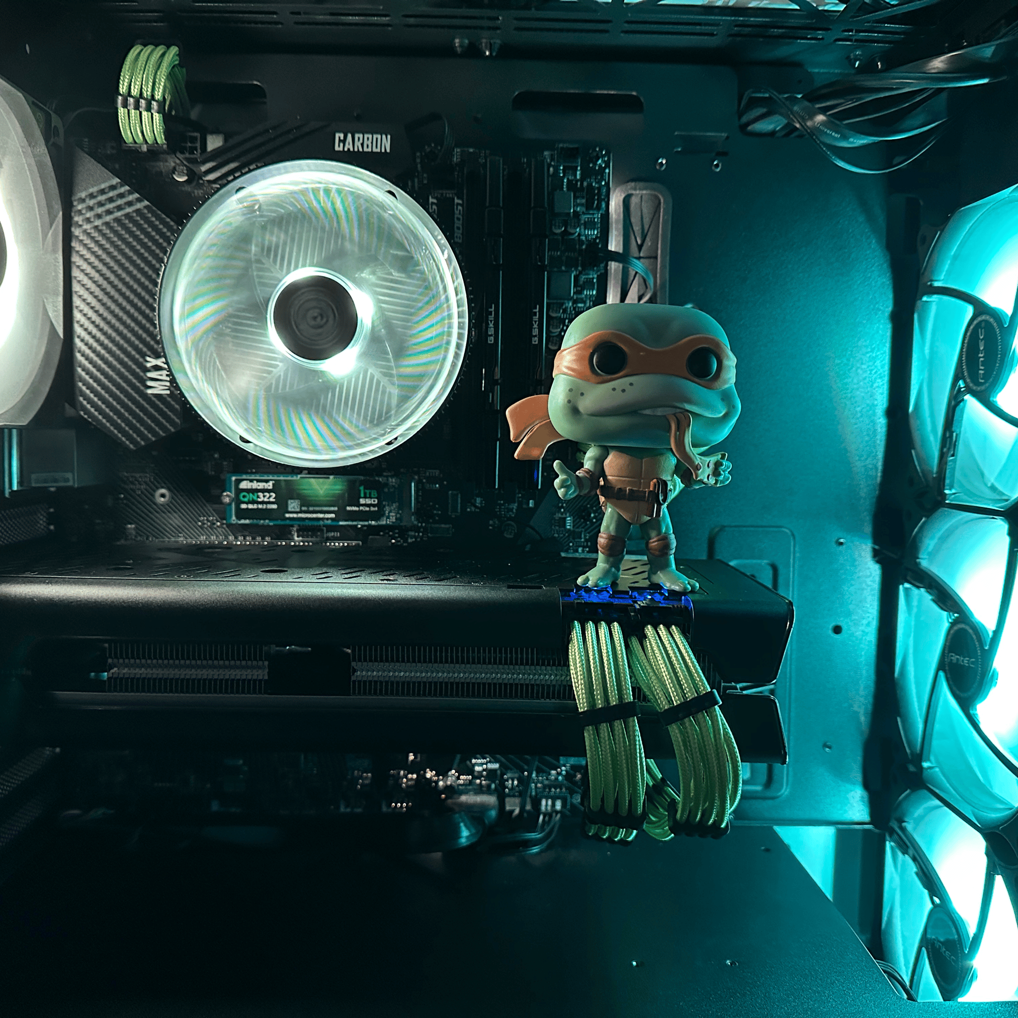 Michelangelo|| Gaming PC- Ryzen 1700 8Cores/16Threads-AMD RX 5700 8GB-16GB DDR4 RAM-1TB SSD NVME