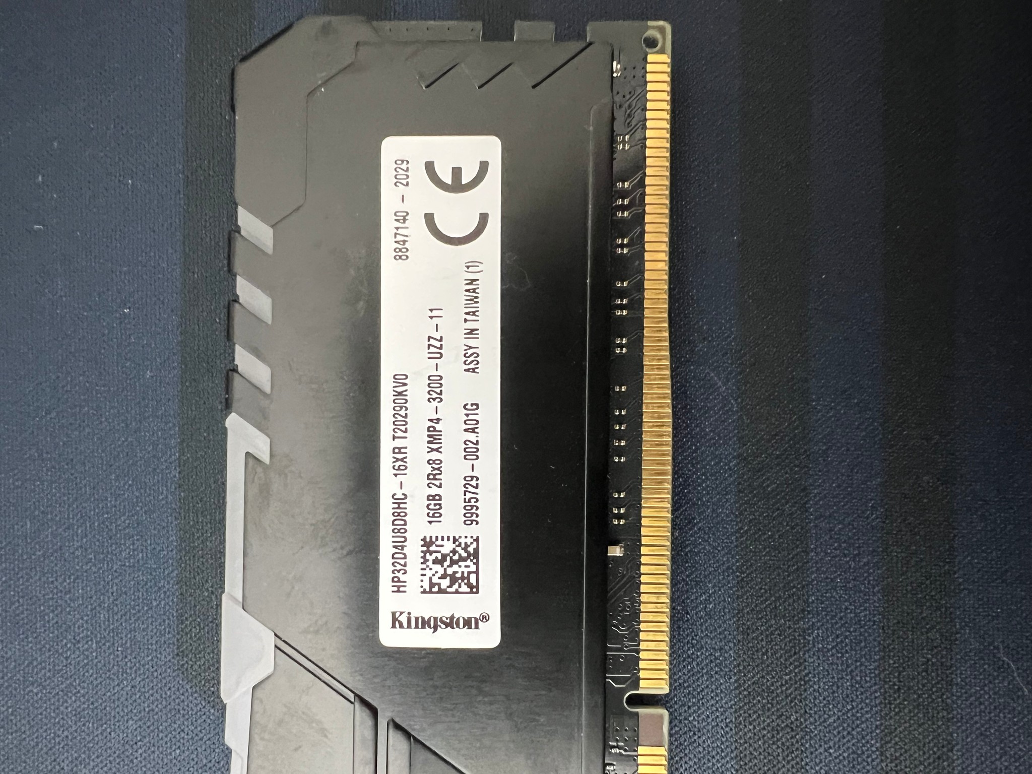 32GB DDR4 3200 MHz Hyper X Fury [4x8]