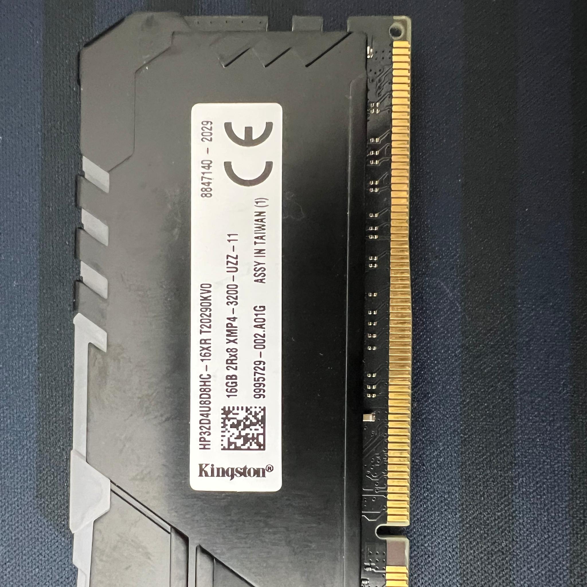 32GB DDR4 3200 MHz Hyper X Fury [4x8]