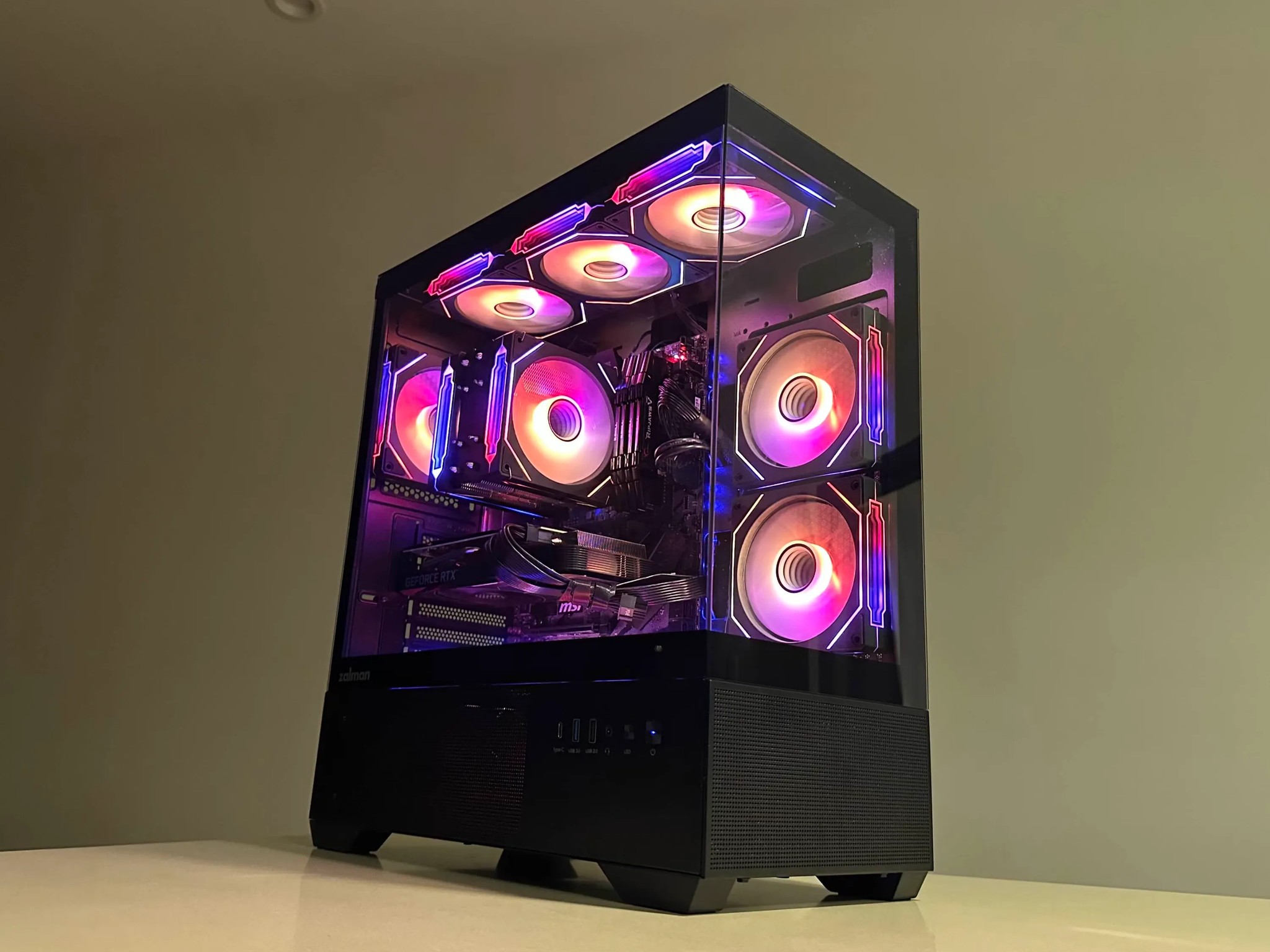Powerful Gaming PC - Intel Core i7-9700K | ASUS NVIDIA RTX 3060 Ti | 32GB Ram | 1TB SSD | Win11