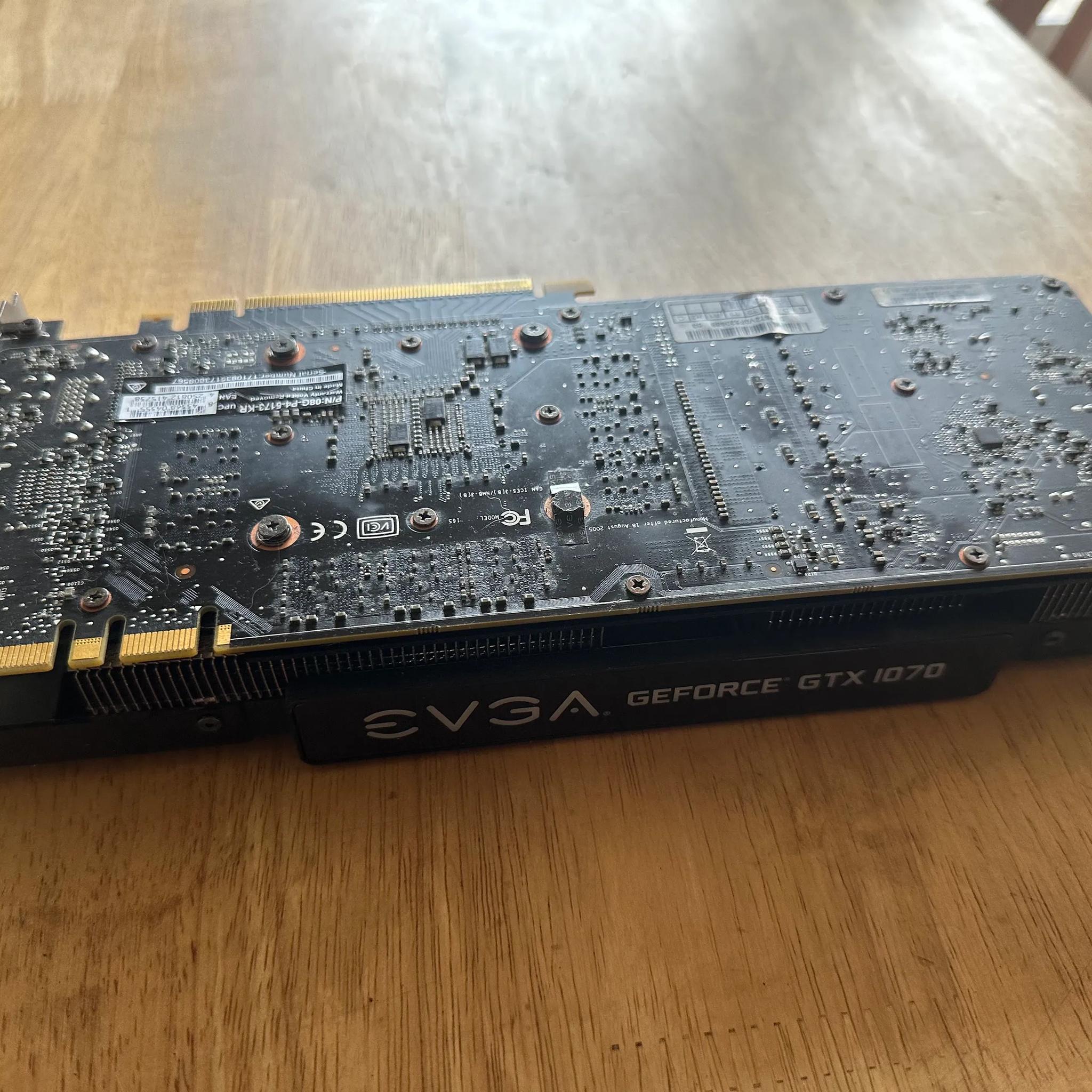 EVGA GTX 1070 8gb :)