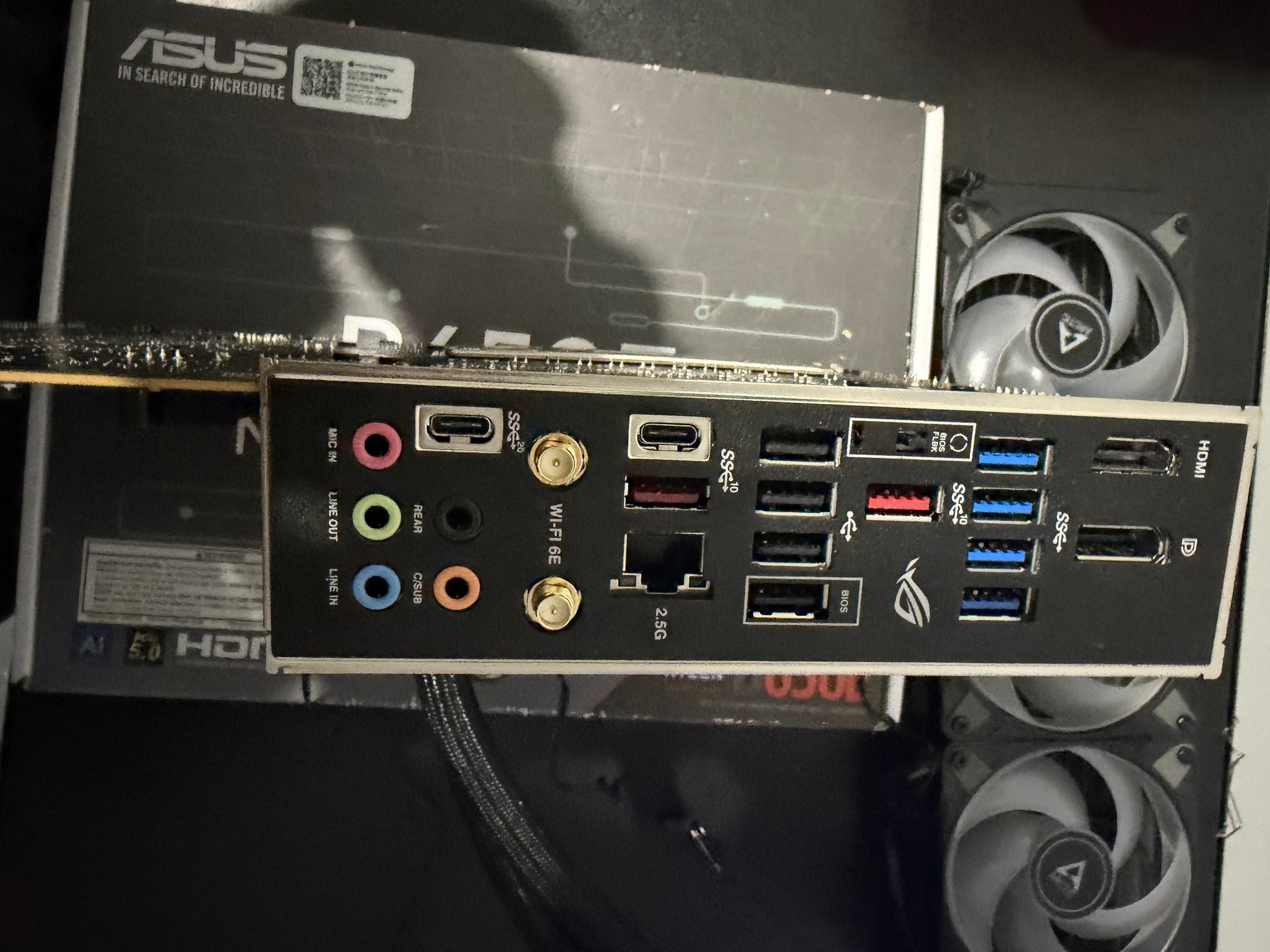 Ryzen 5 9600X, ASUS ROG STRIX B650 F Gaming Wifi, Arctic AIO COMBO