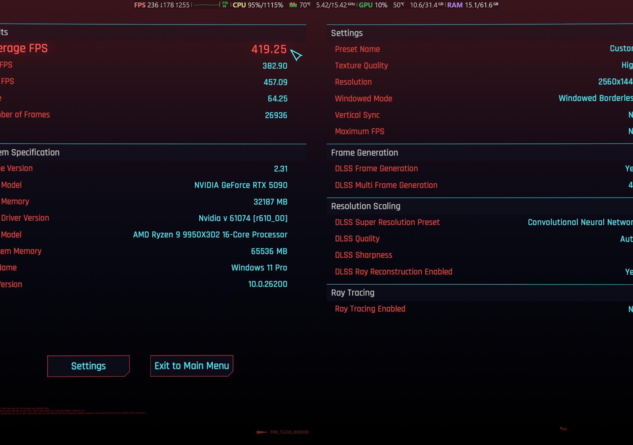 "EndGame Project Amber" | 9950X3D2 | 5090 Gigabyte | 64GB DDR5 | 6TB Nvme |