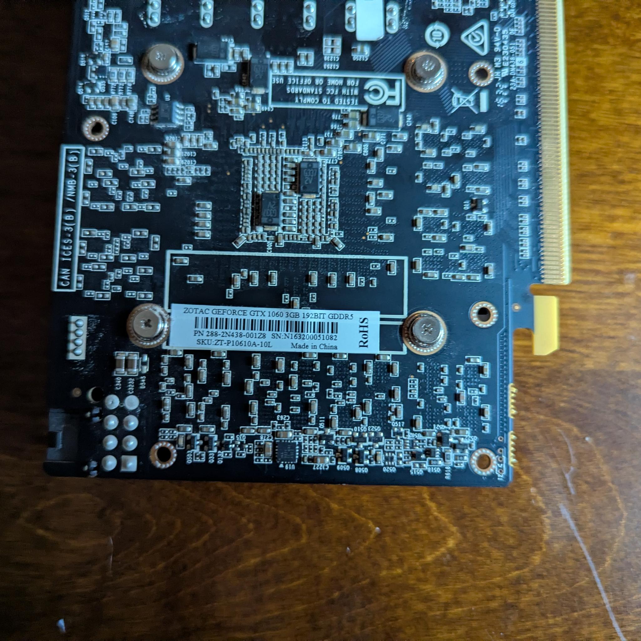 Zotac GeForce GTX 1060 Mini 3GB
