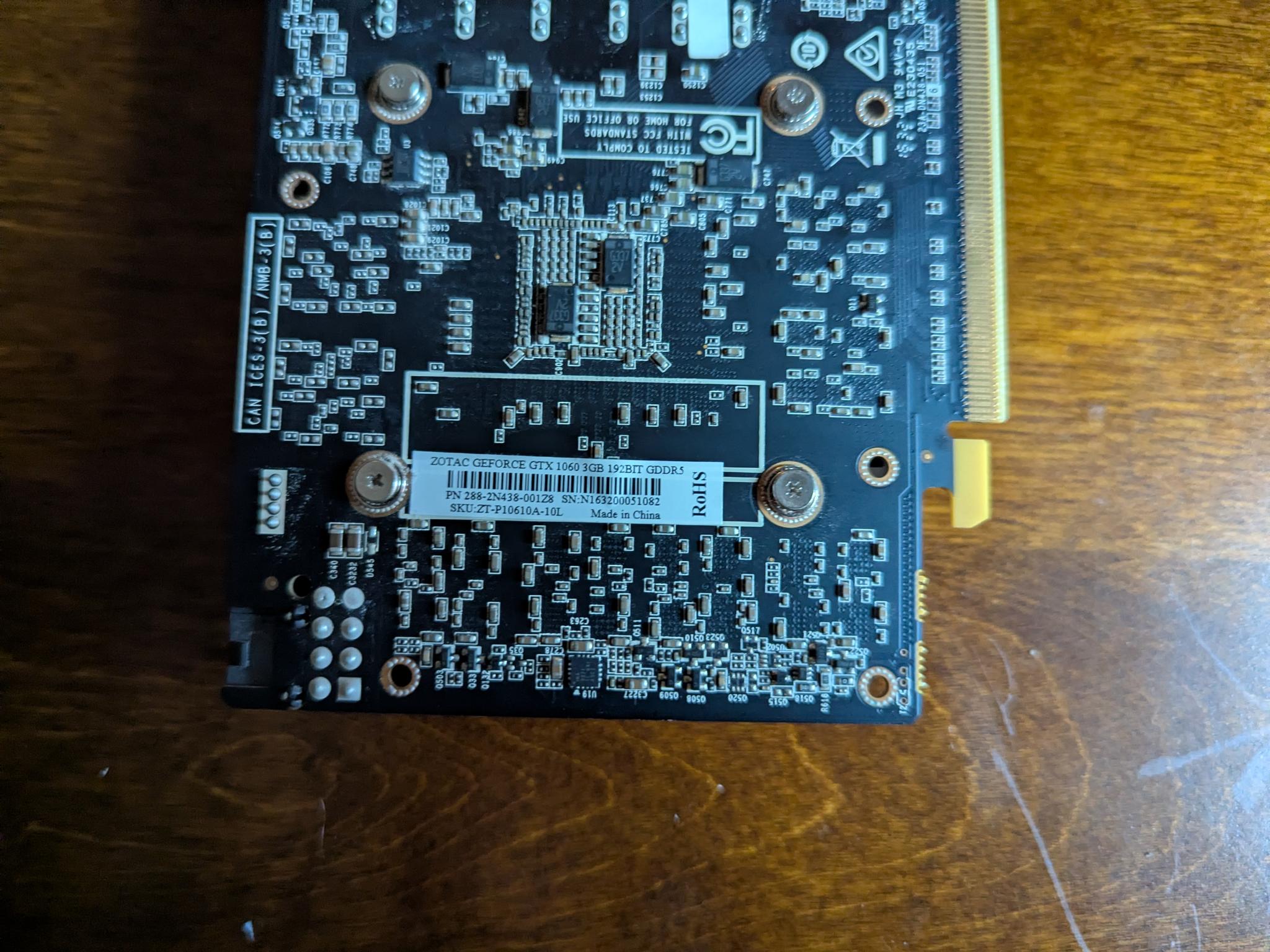 Zotac GeForce GTX 1060 Mini 3GB