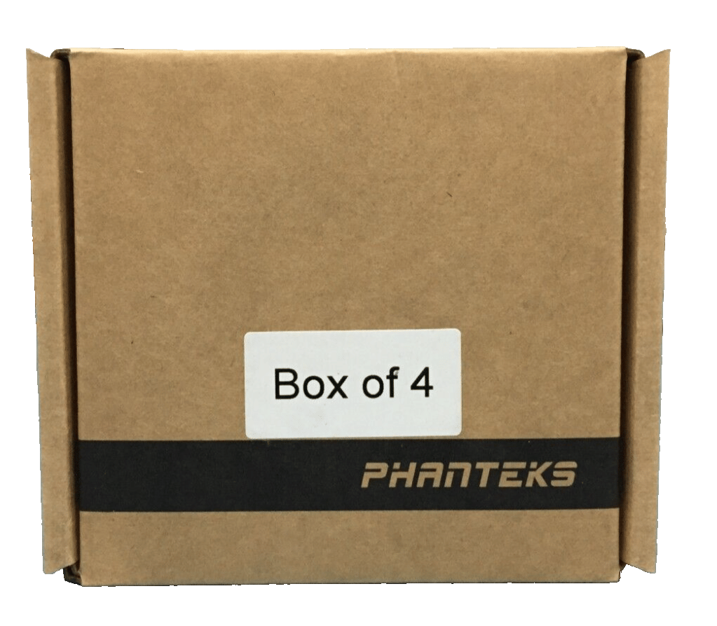 Phanteks 45 Degree Rotary Fitting G1/4 Male-Female Black 4-Pack PH-RA45