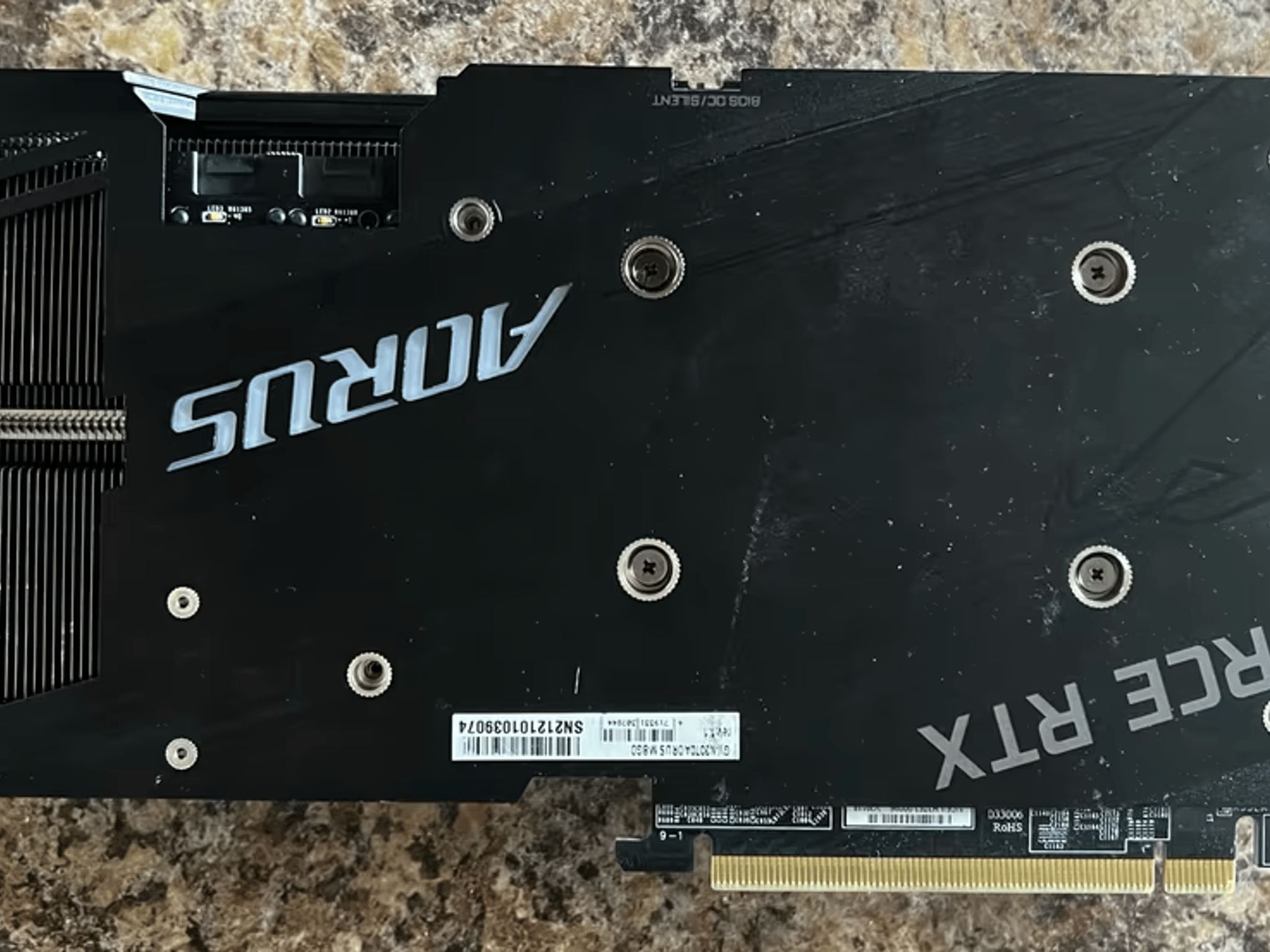GIGABYTE RTX 3070 AORUS MASTER 8GB