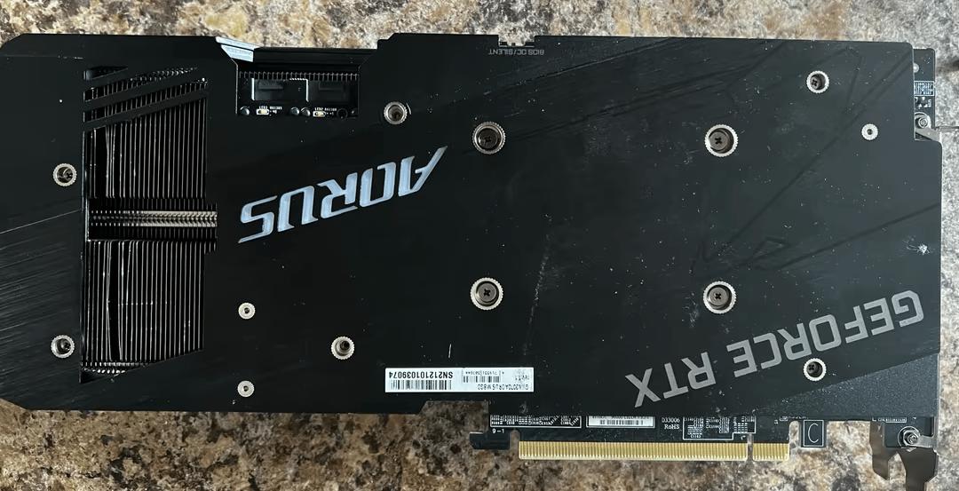 GIGABYTE RTX 3070 AORUS MASTER 8GB