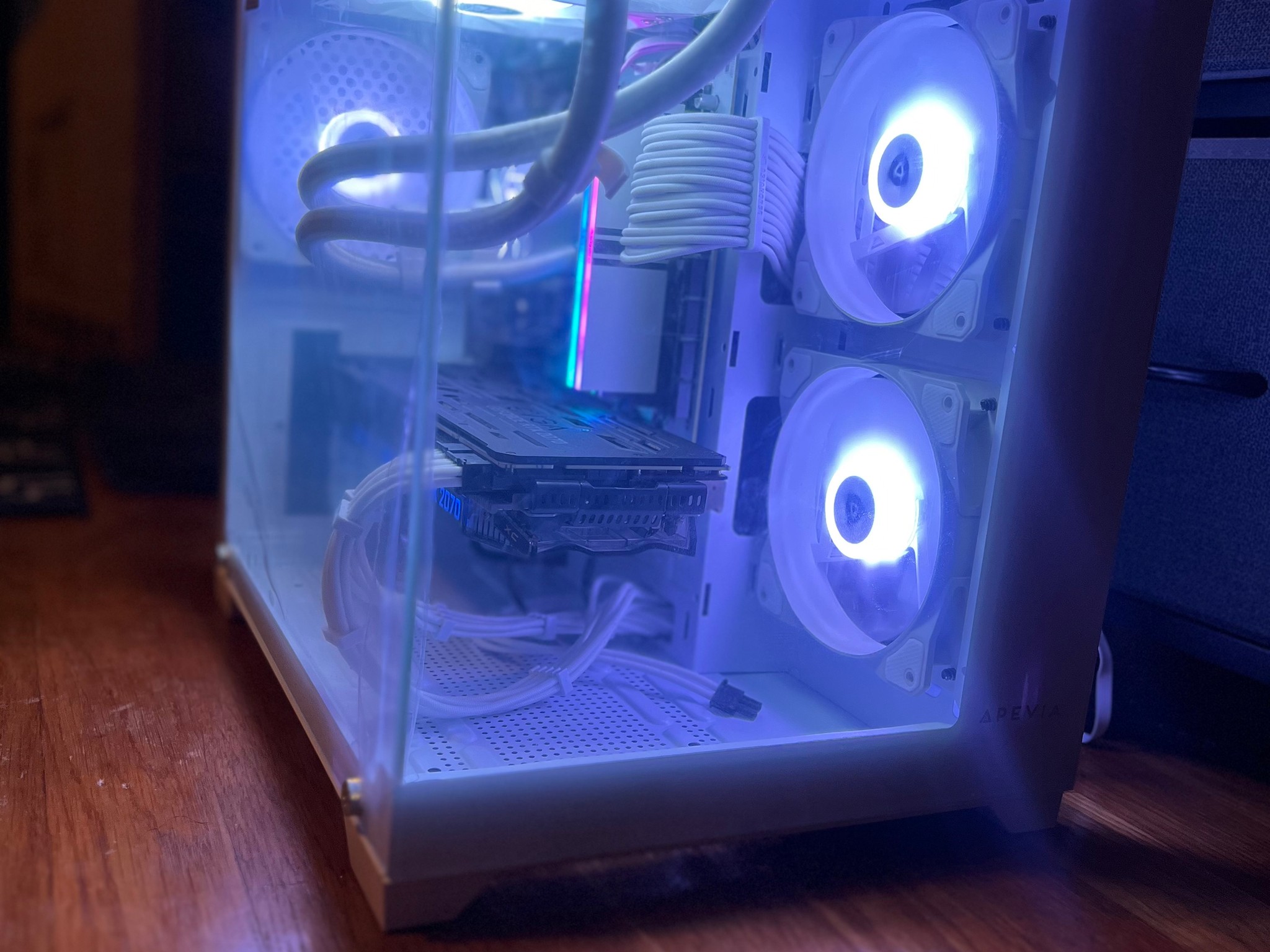 🧊ARCTIC ZERO🧊 Gaming PC Ryzen 7 5700X 16GB RAM | RTX 2070 (Beats 3060)|1TB NVMe SSD Win10 PRO