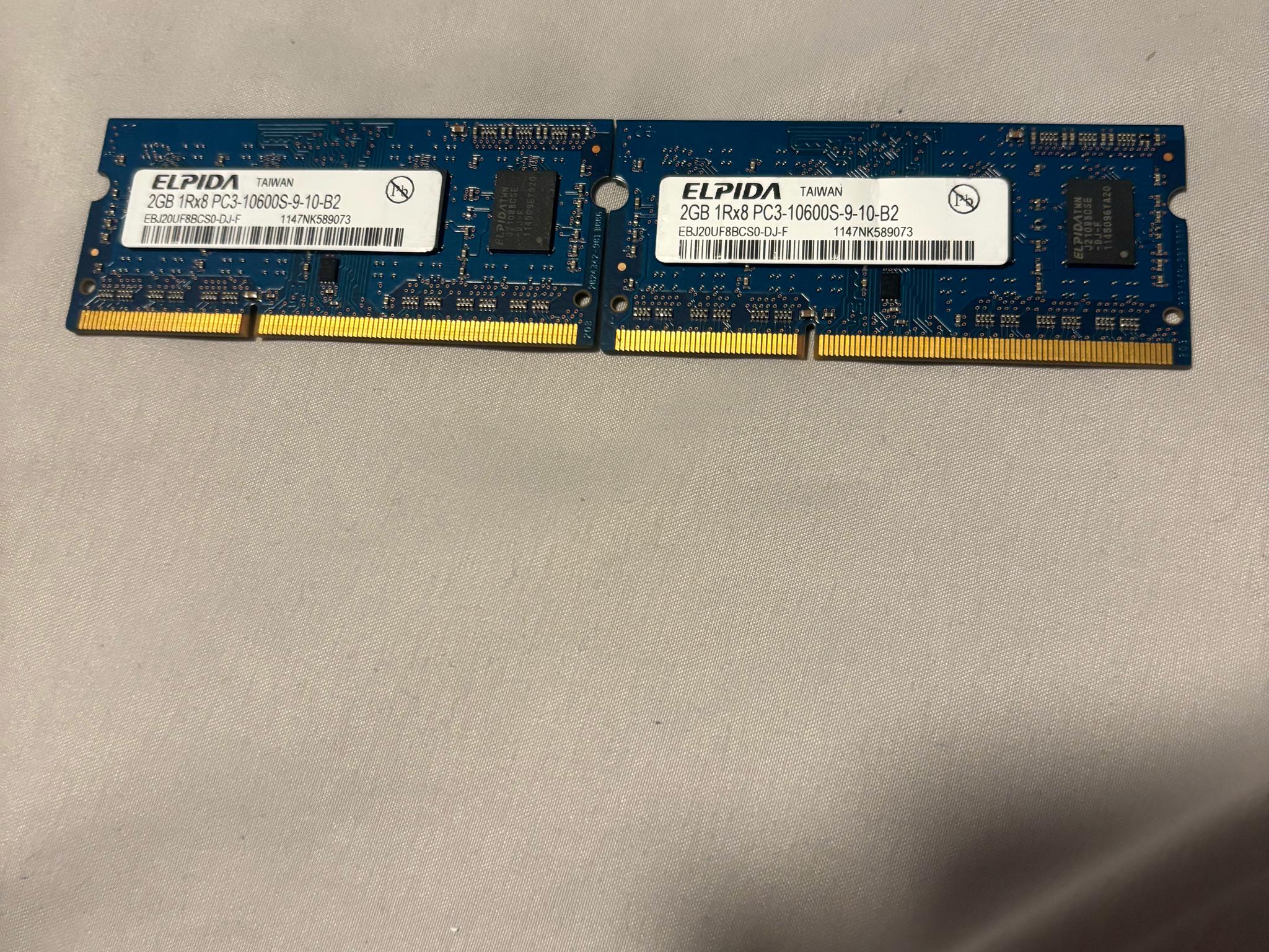 Laptop ram 6 sticks ddr3 (24gb total)
