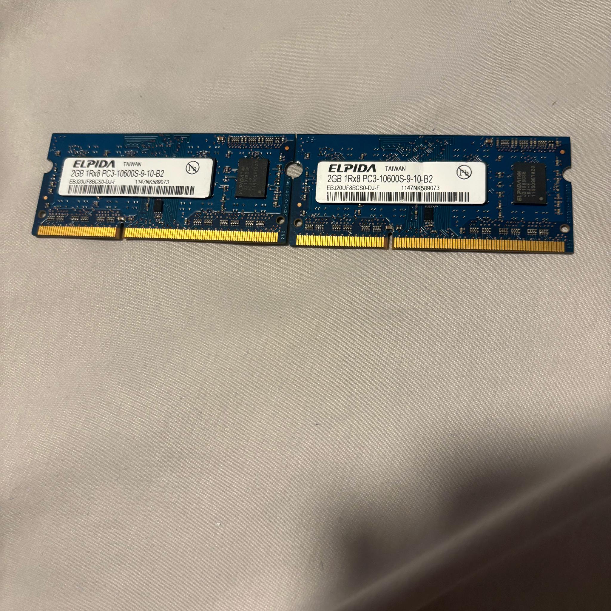 Laptop ram 6 sticks ddr3 (24gb total)