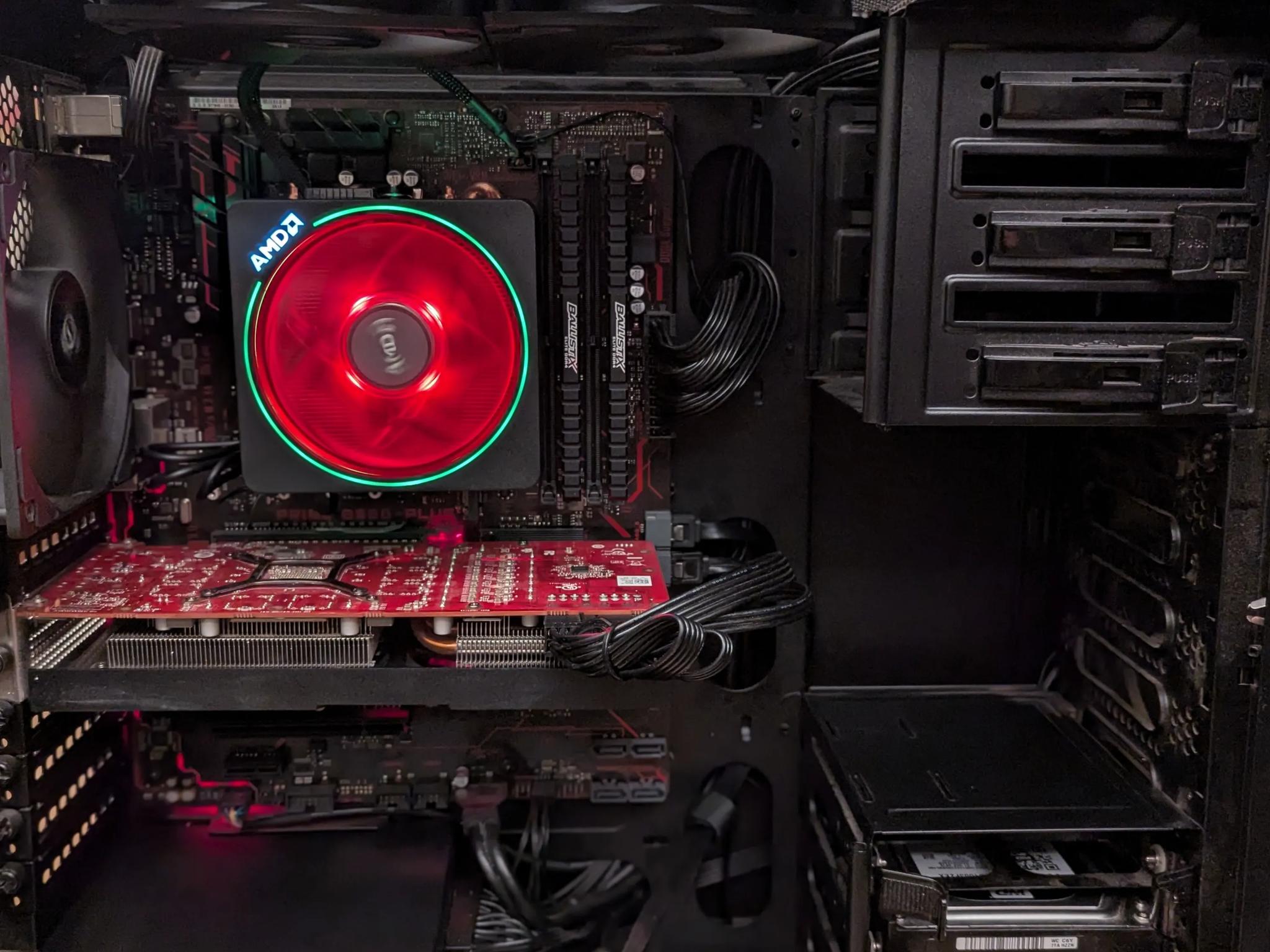 🔥 RED – Ryzen 5 5500 | RX 5700 XT | 16GB RAM | 1.5TB Storage | Windows 11 🔥