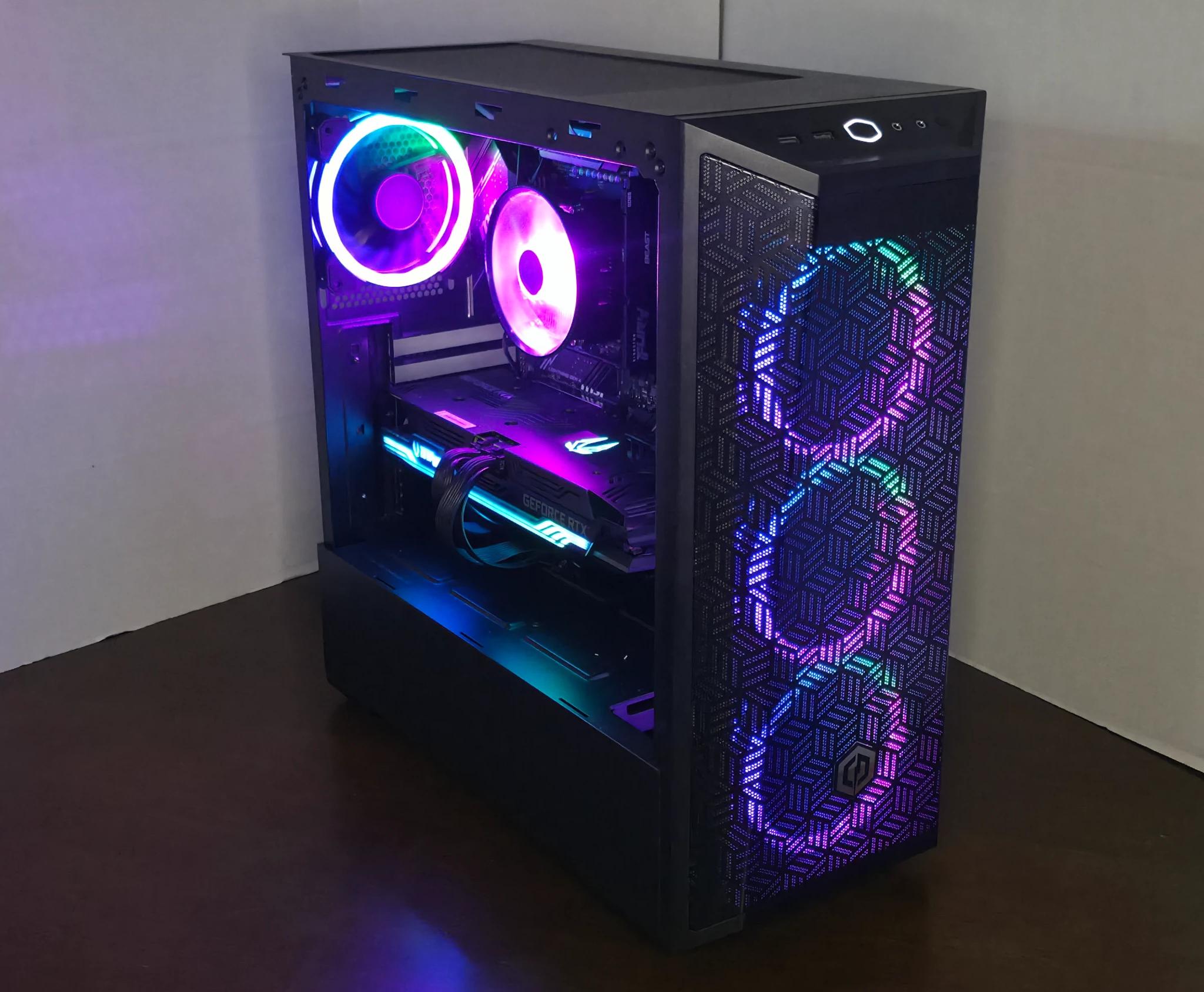 Custom Mid Range Gaming PC, AM5, DDR5, Black