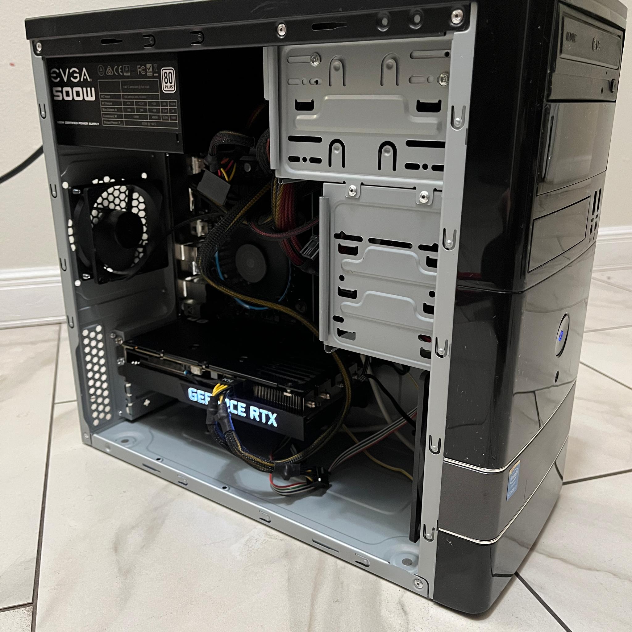 NVIDIA RTX 3060 Ti, Intel i3-12100, 16GB RAM, 512GB SSD - High FPS Office Gaming PC w/ Wi-Fi & BT