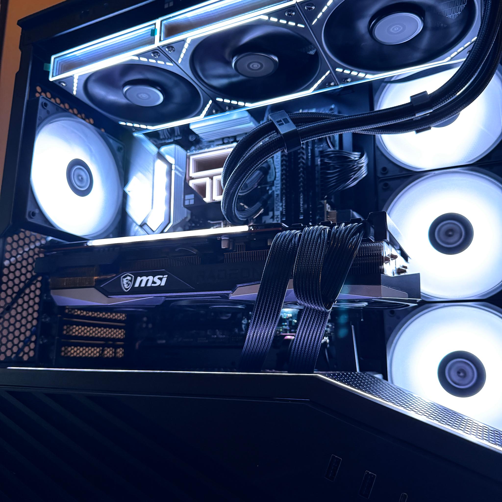 High-End 4K/1440/1080p Gaming PC – Ryzen 5 5600X3D | RX 6900 XT | 32GB DDR4 | Lian Li RGB Case!
