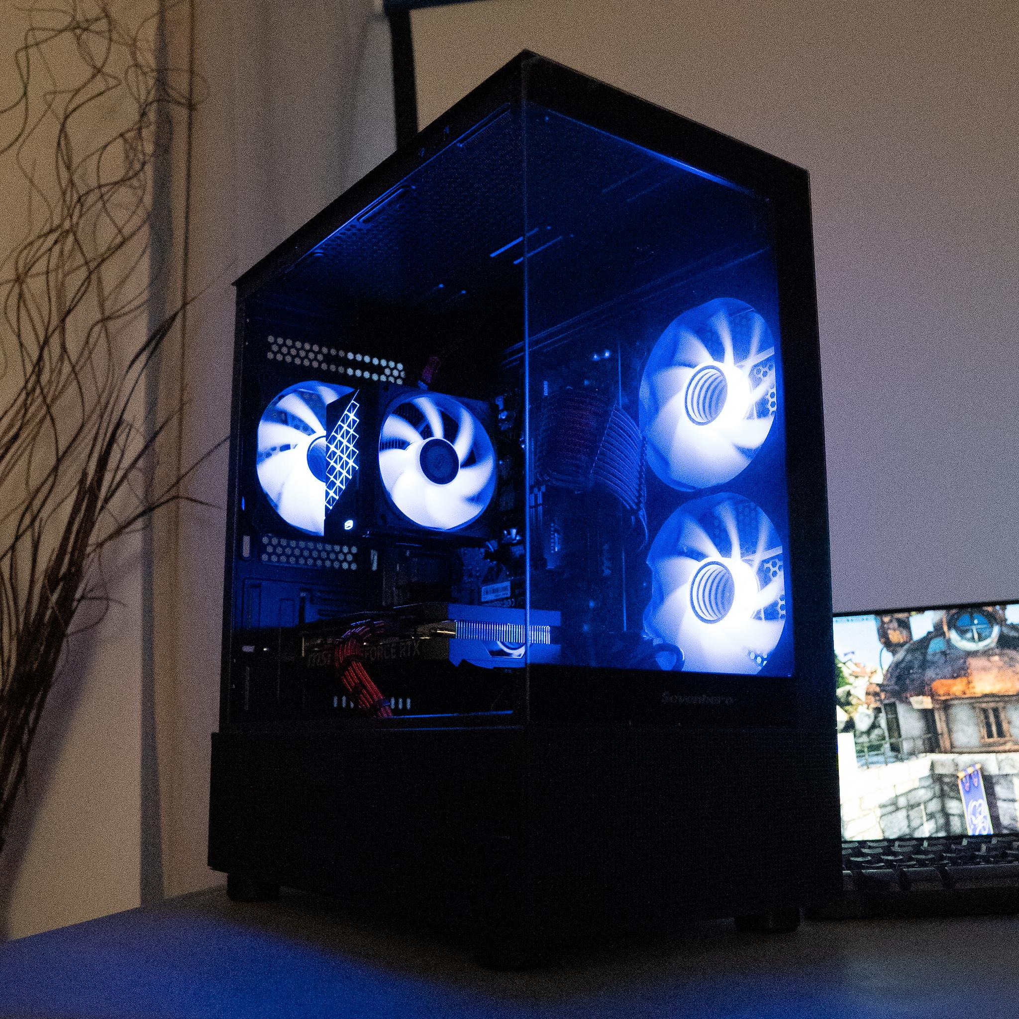 🩸⚫ | MSI RTX 4060 Ti | RYZEN 5 7500F | 16GB DDR5 RAM | 1TB NVME SSD | Ruby Rocket 4.0