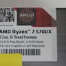 AMD Ryzen 7 5700X 8-Core, 16-Thread Unlocked Desktop Processor
