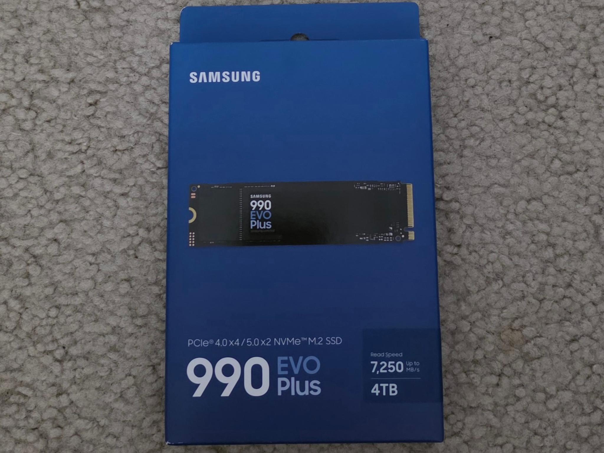 Samsung 990 Evo Plus 4TB NVME M.2 2280 SSD Brand New Sealed