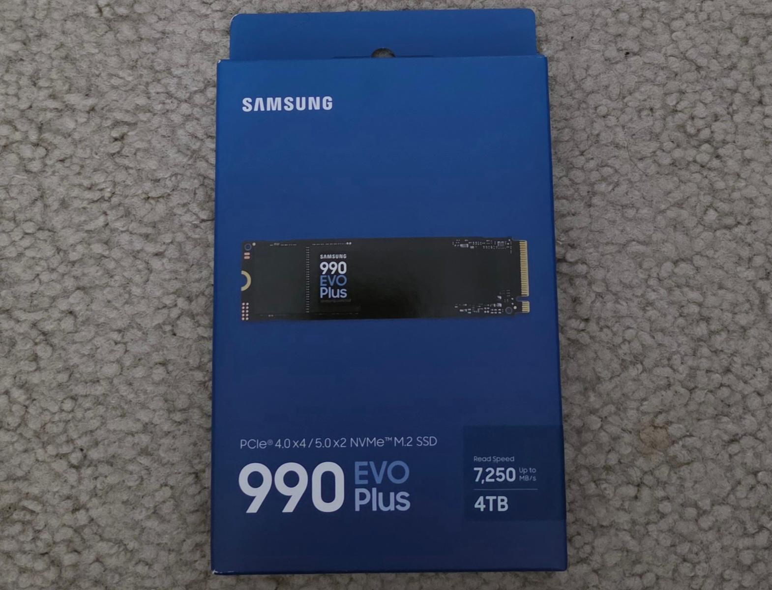 Samsung 990 Evo Plus 4TB NVME M.2 2280 SSD Brand New Sealed