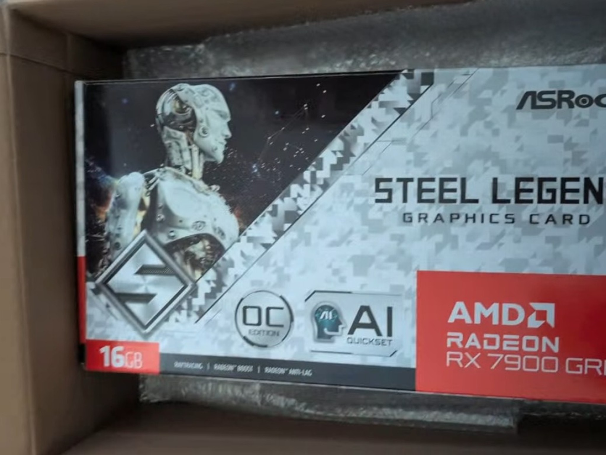 ASRock Radeon RX 7900 GRE Steel Legend - White 16 GB