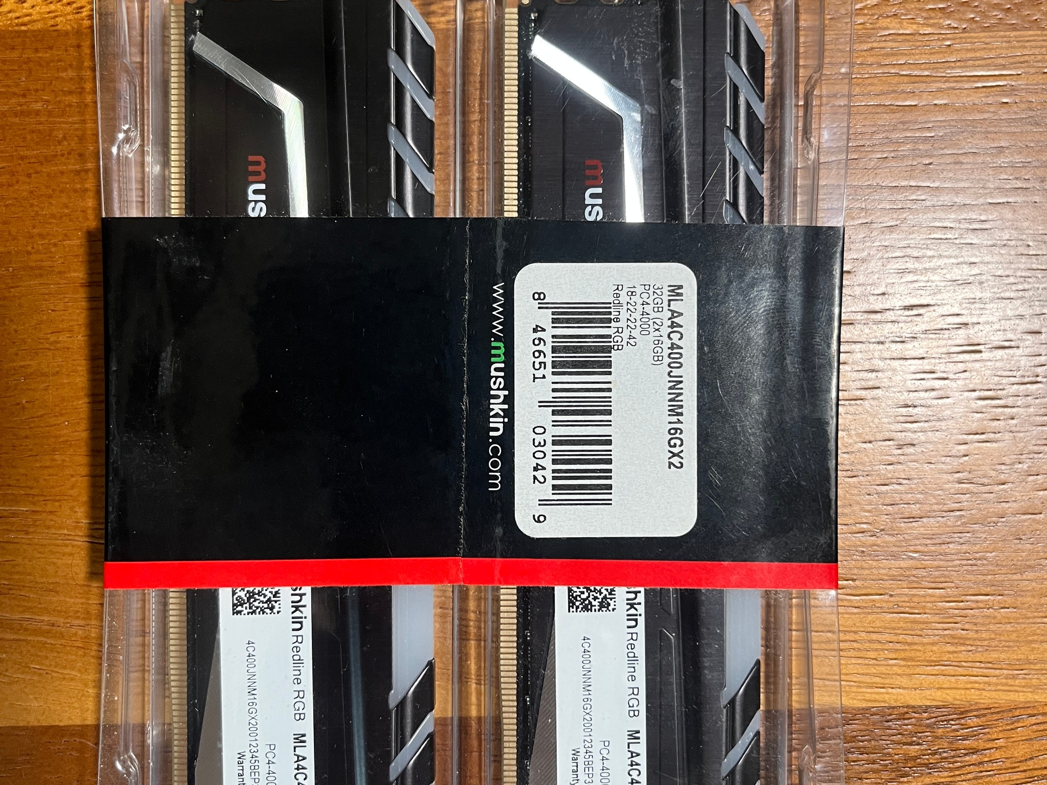 Mushkin Redline Lumina 32GB (2x16GB) 4000MHz DDR4 Memory Kit