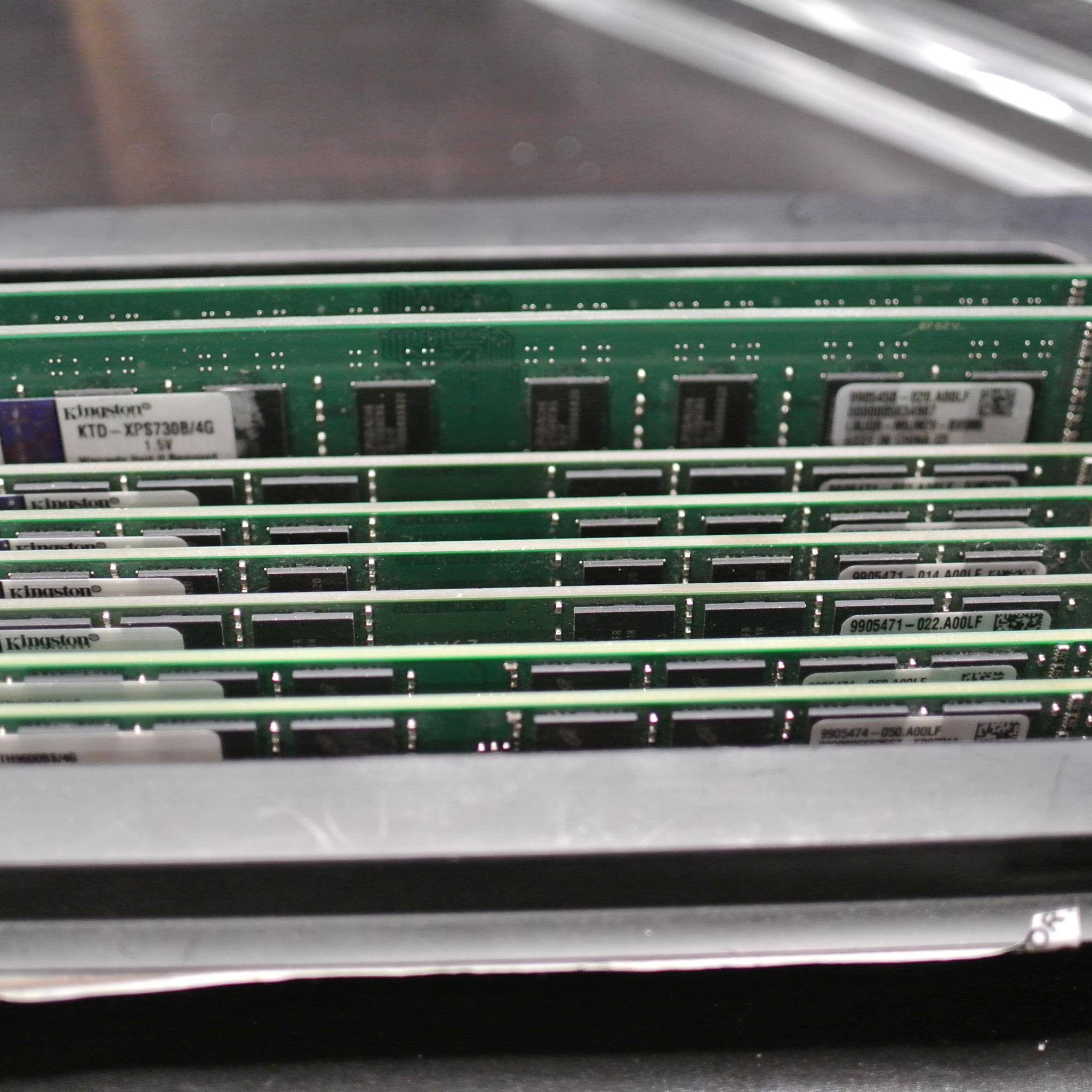 BULK Kingston 4GB DDR3 RAM Memory Modules (Set of 8)