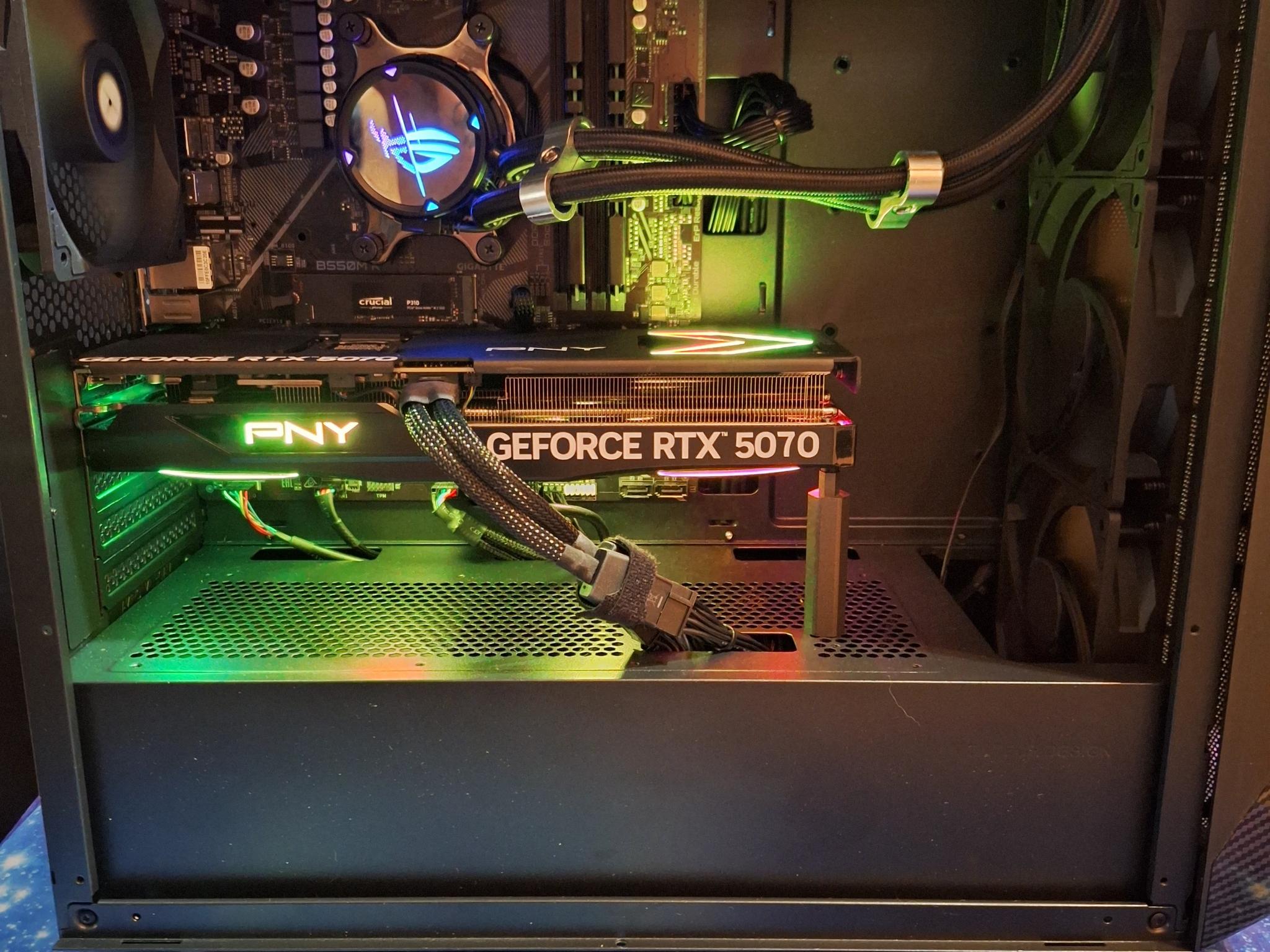 🖤 RTX 5070 + Ryzen 7 • Silent MicroATX Gaming Rig • ROG 360 AIO • DLSS 3 Ready
