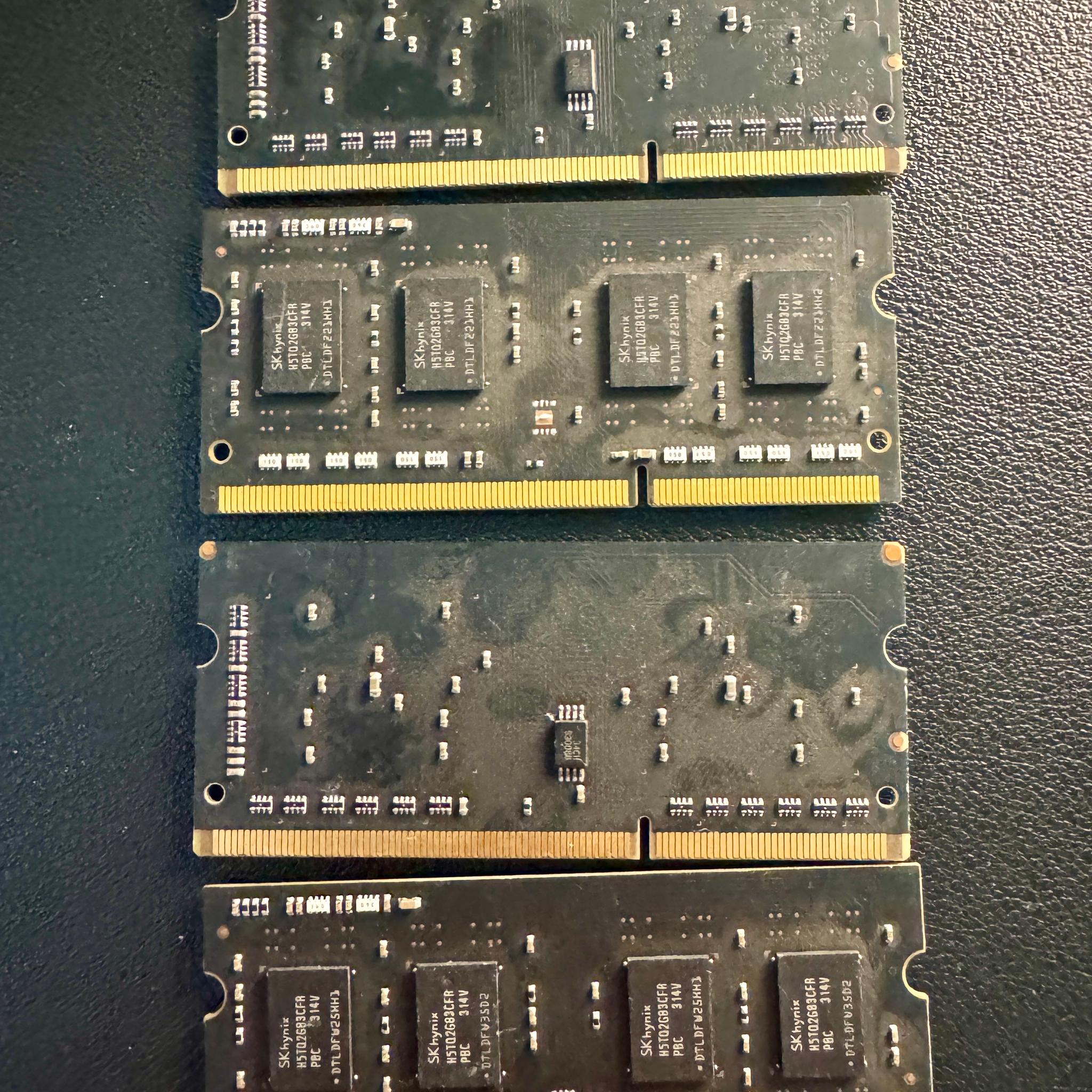 DDR3 Laptop RAM PC3-12800S 2GB SODIMM – 8GB Total