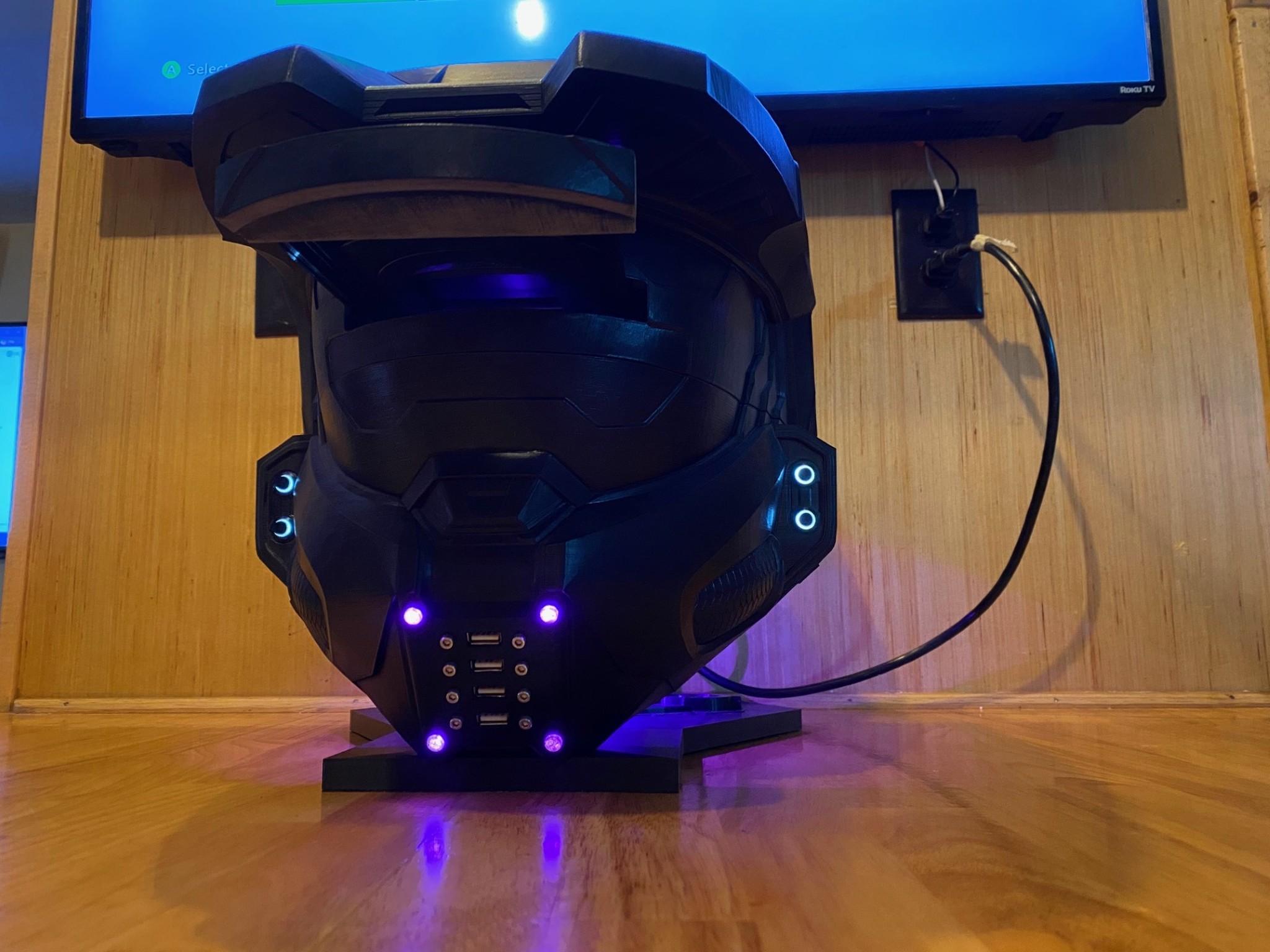 Custom Prototype Master Chief helmet RGH Xbox 360