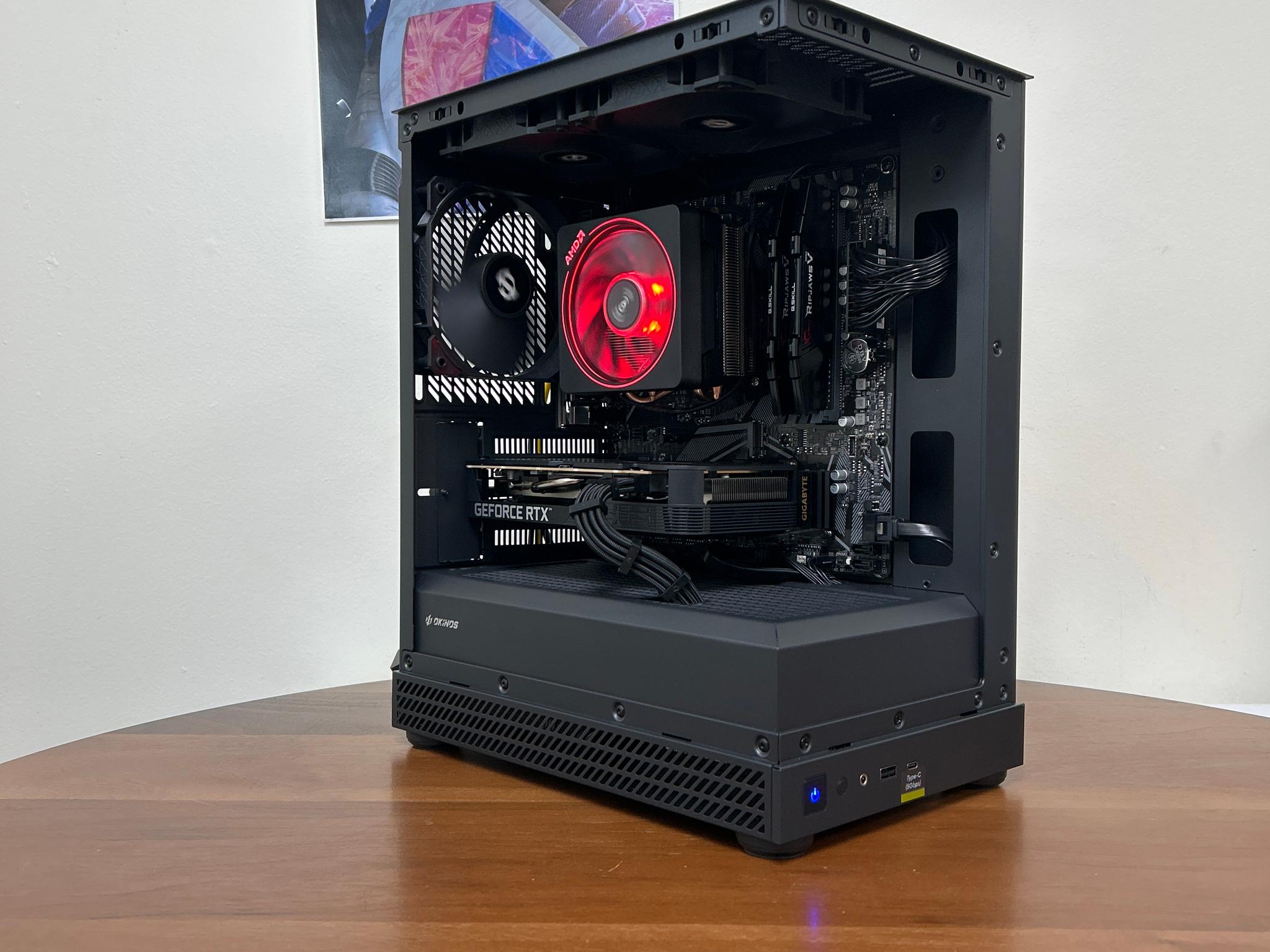 # 🖤 "Black Ember 5050" – RTX 50-Series Gaming & Local AI PC 🤖🎮