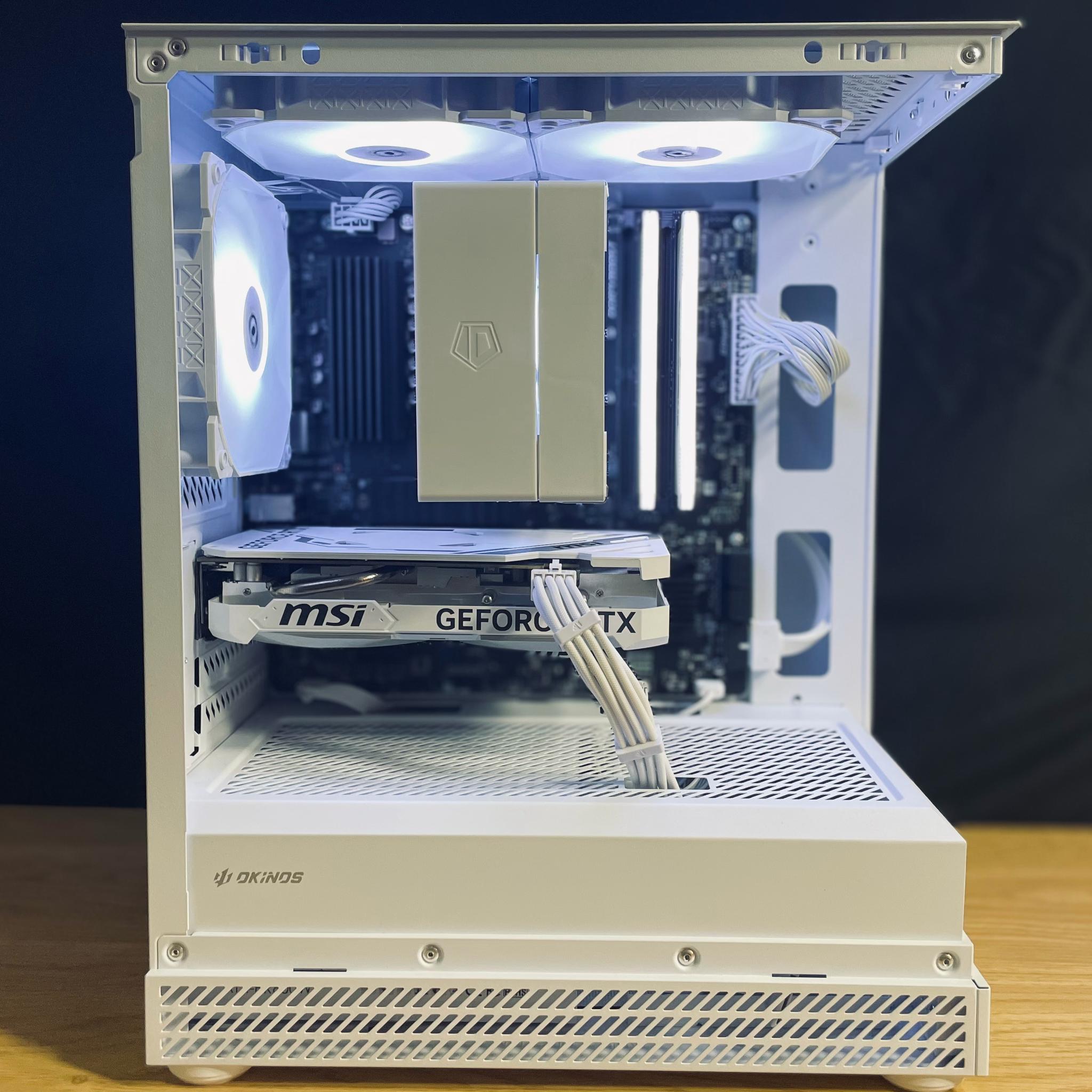 🤍 RTX 4060 / Ryzen 5 5500 / 16GB / 1TB Gaming PC 🤍